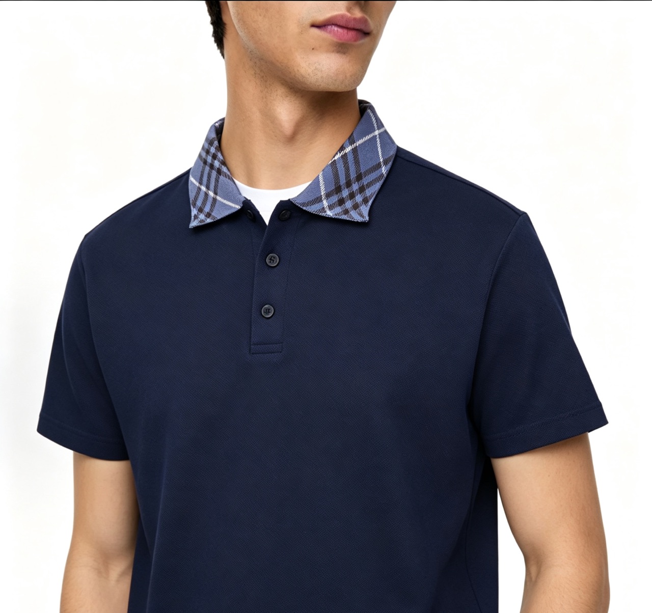 Bur plaid Polo