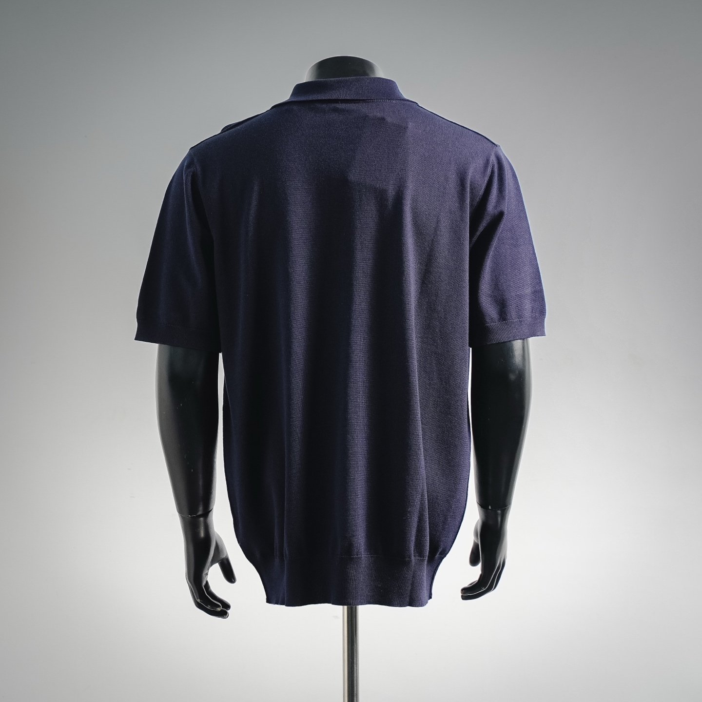 Bur embroidered knit Polo