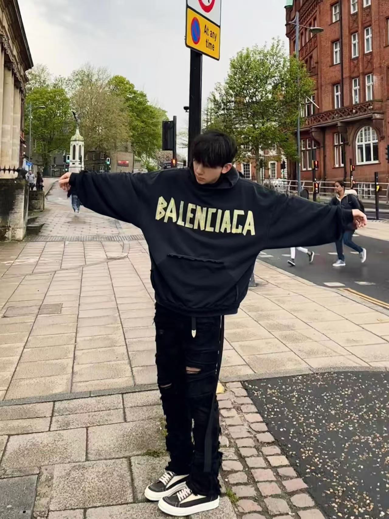 Balen washed hoodie