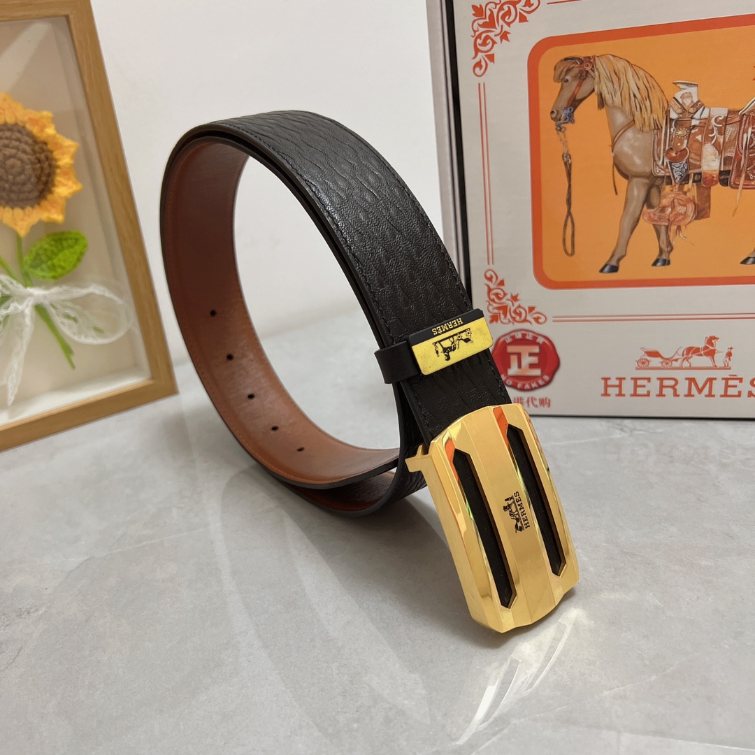 Herm cowhide belt