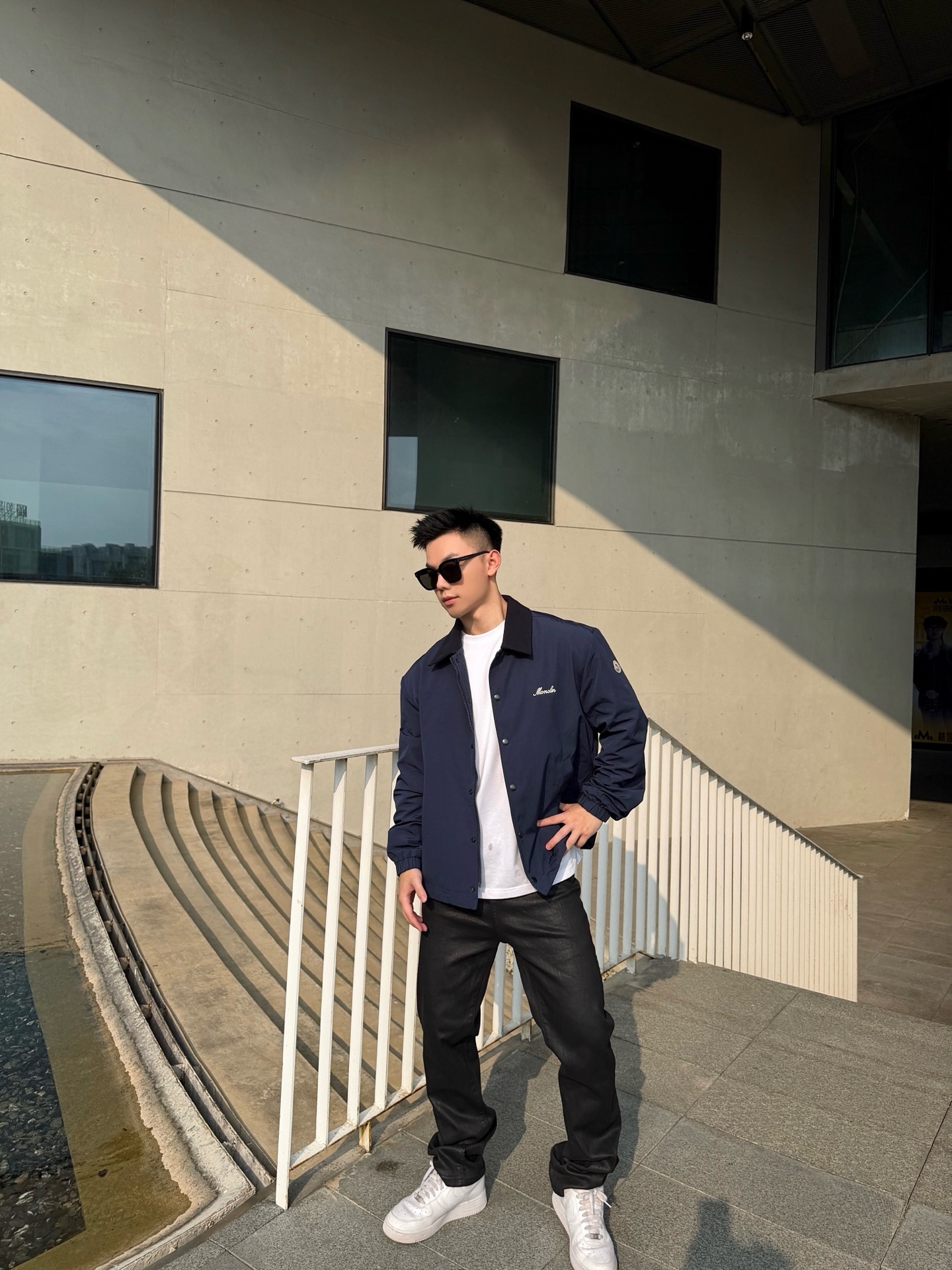 Mon embroidered collared jacket