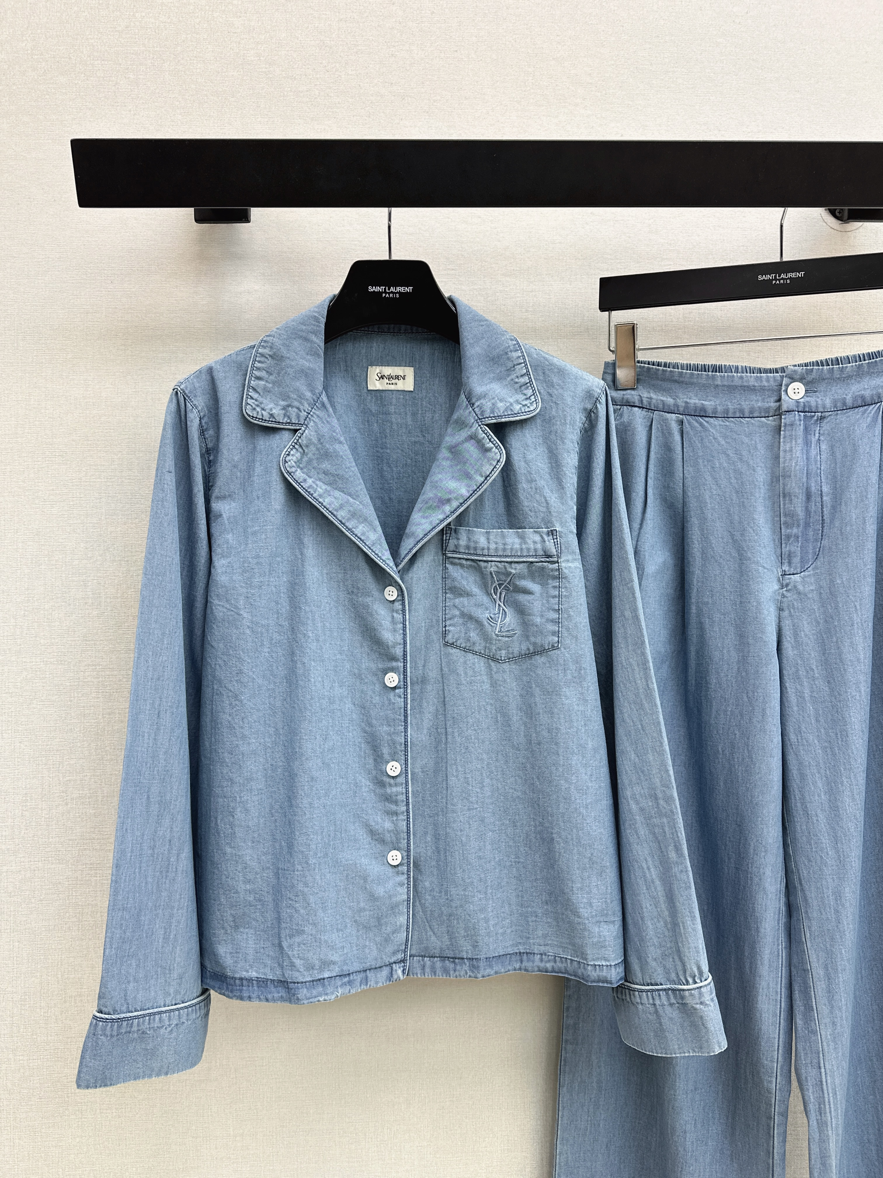 Sain 26ss denim shirt&pant set