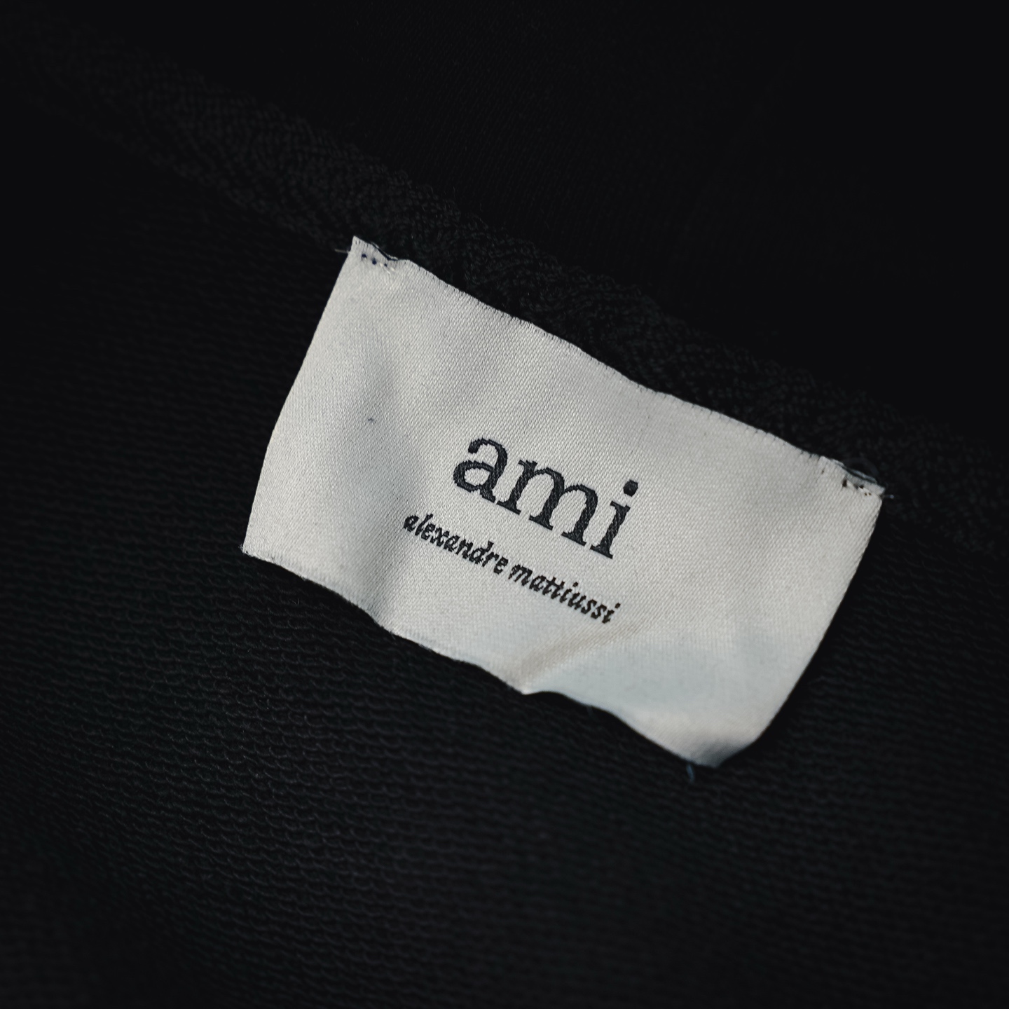 Ami embroidered zip-up jacket