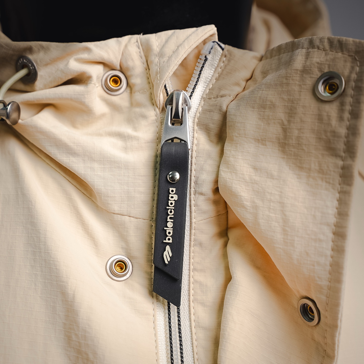 Balen embroidered zip-up jacket