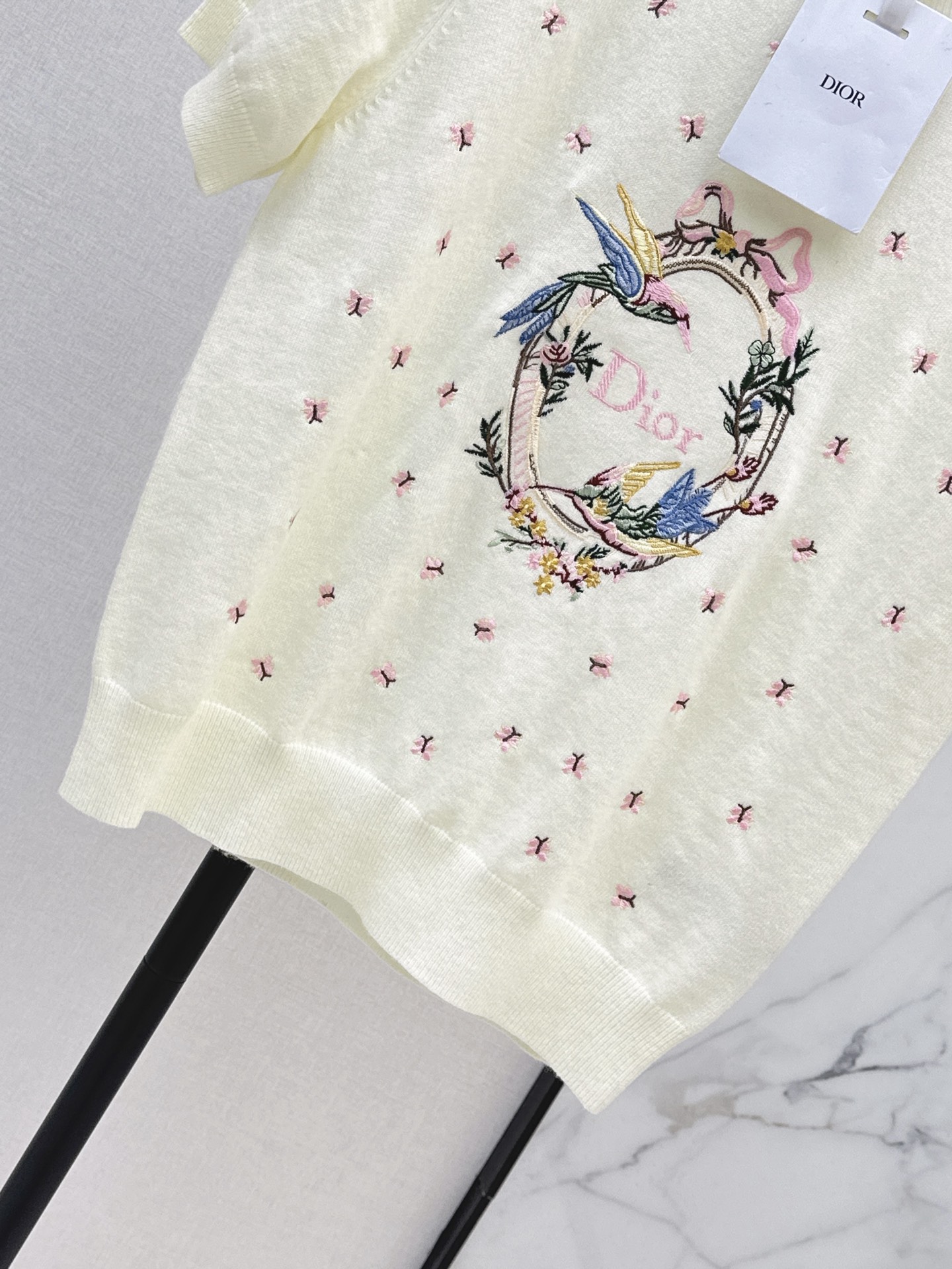 CD 26fw embroidery sweater