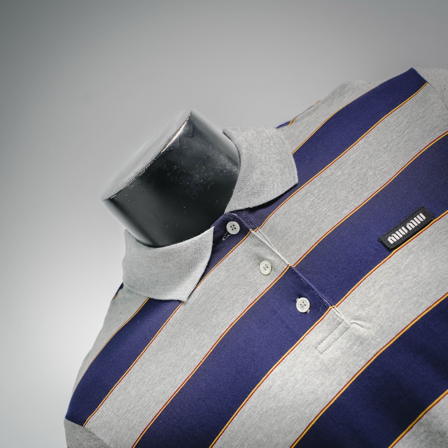 Miu striped Polo