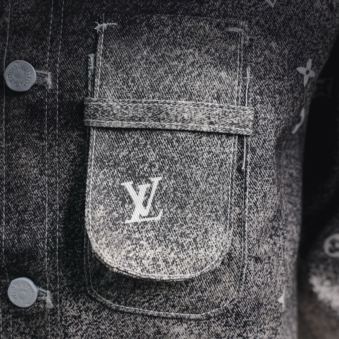 Louis gradient monogram jacket