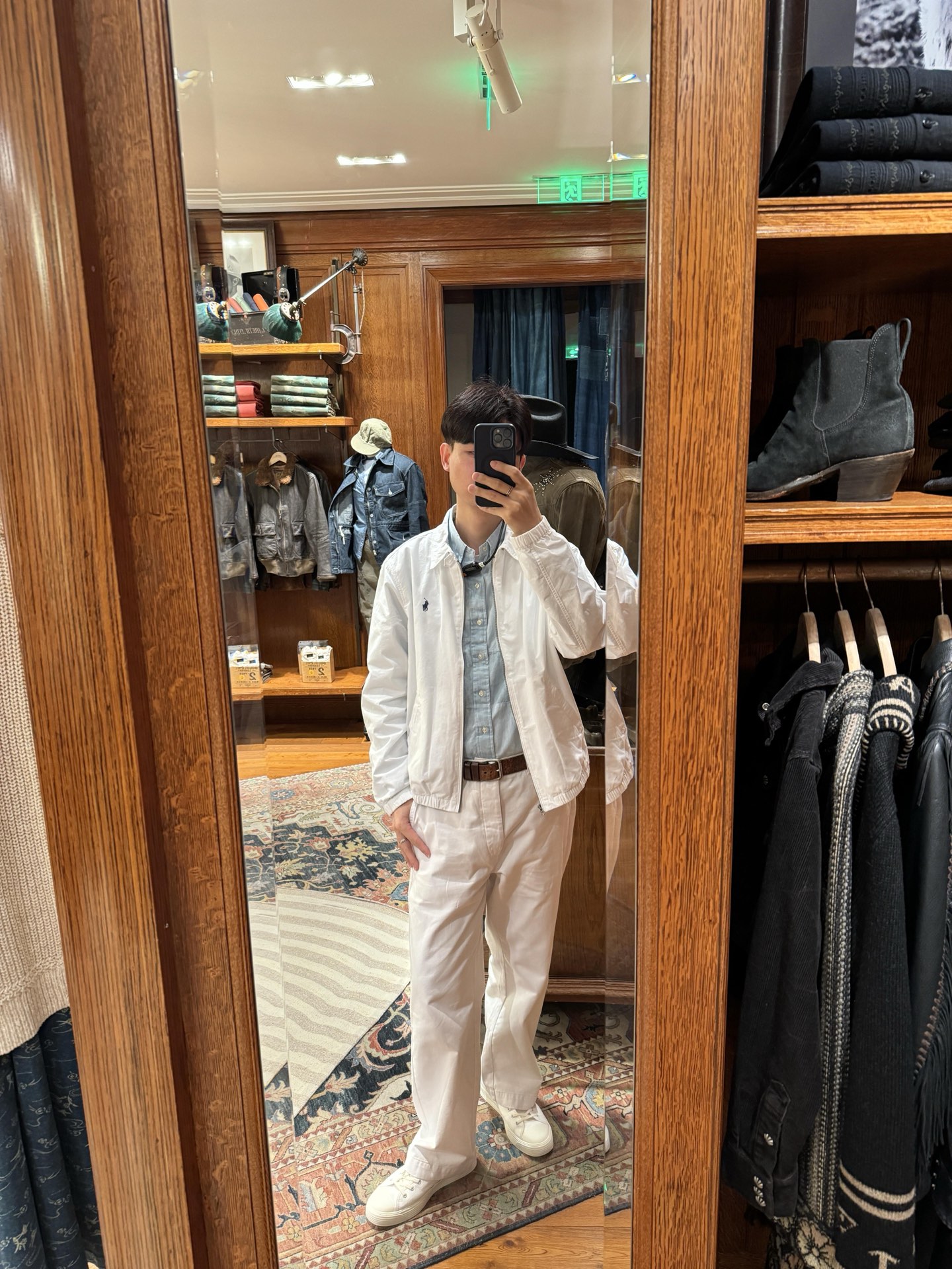 Ralph casual embroidered jacket
