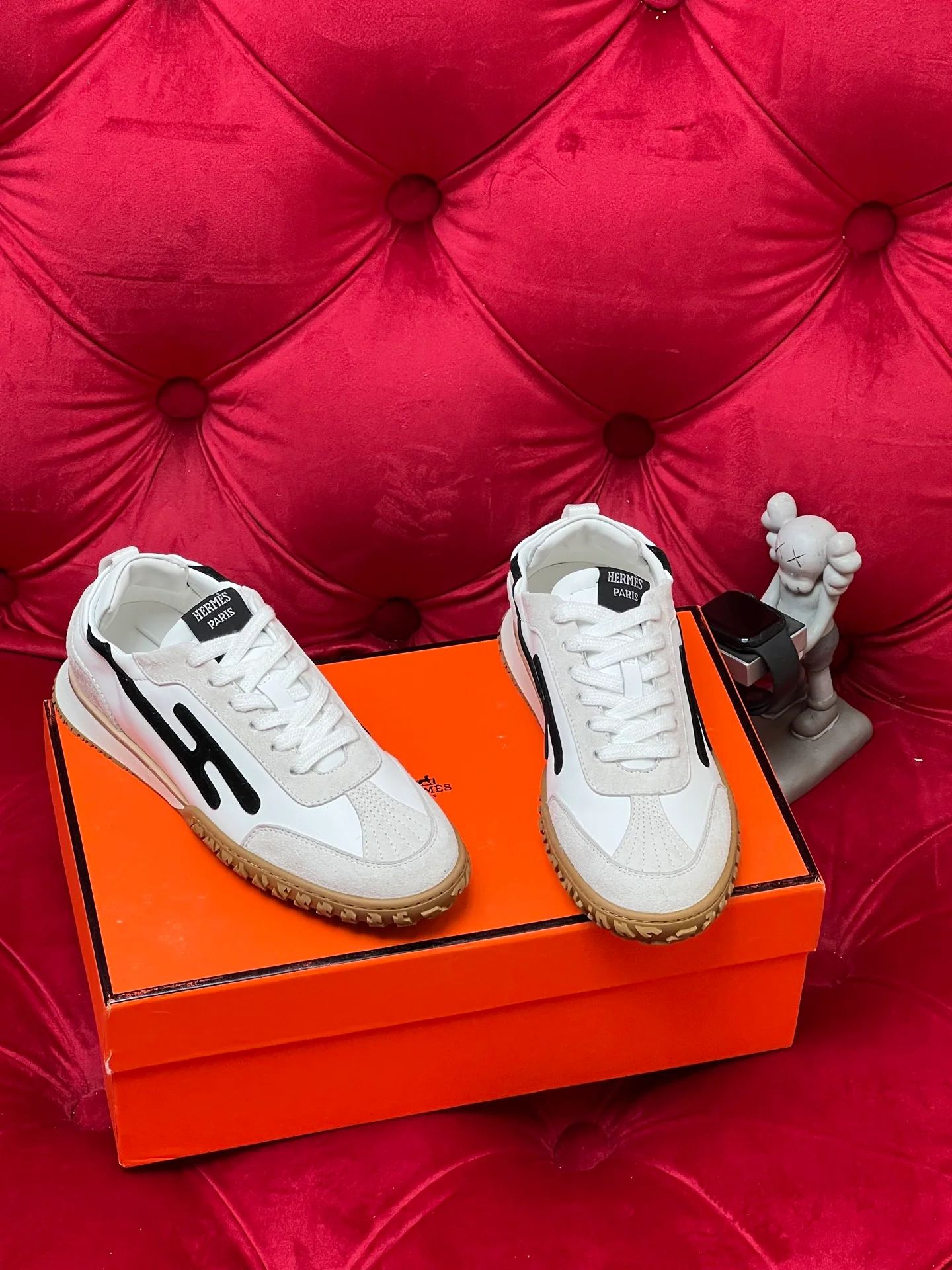 Herm suede sneakers