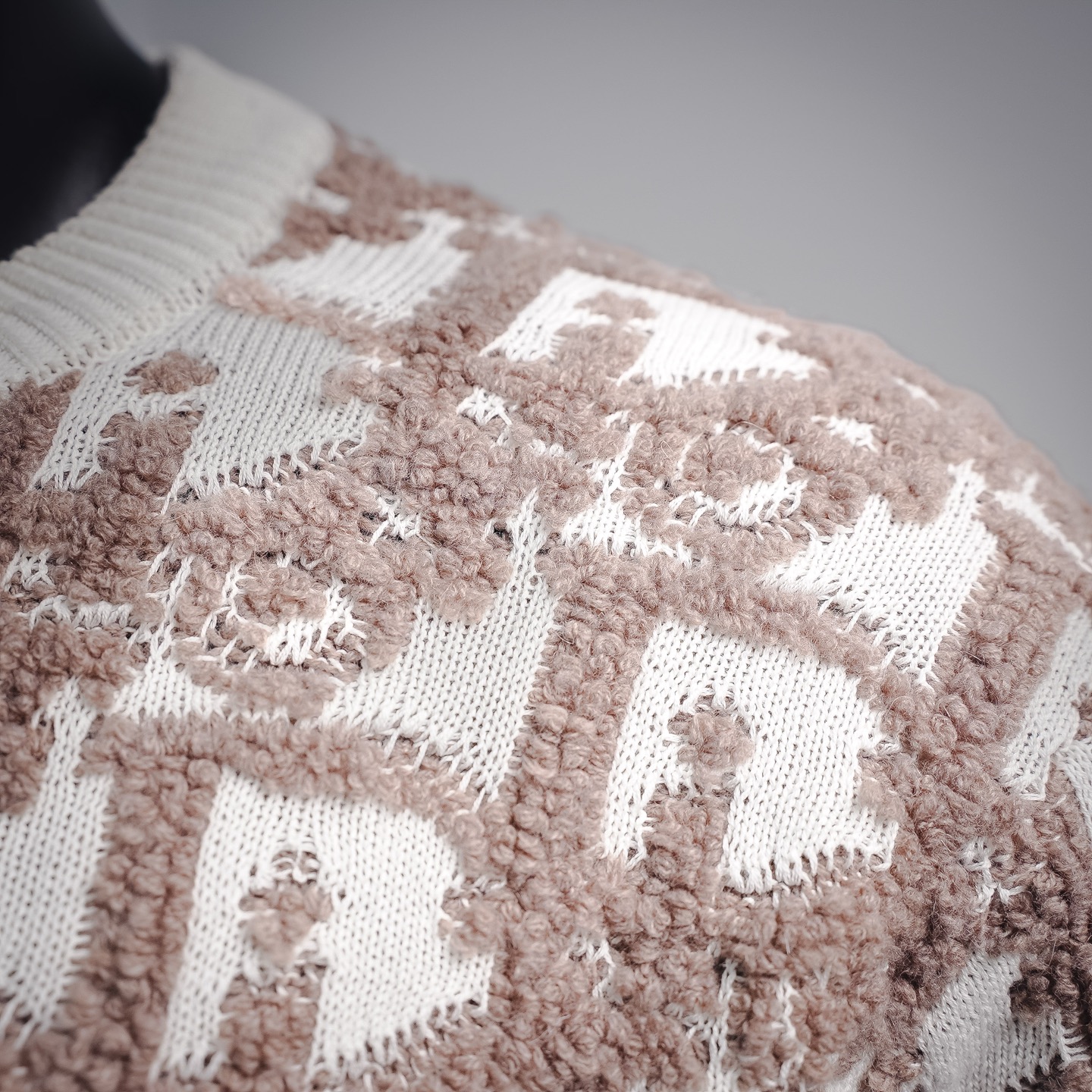 CD jacquard cardigan