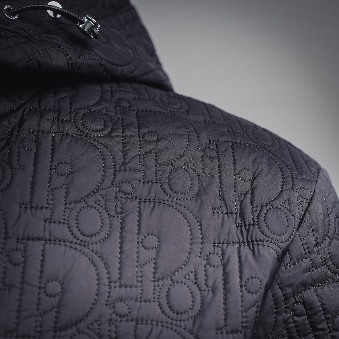 CD quilted embossed jacket