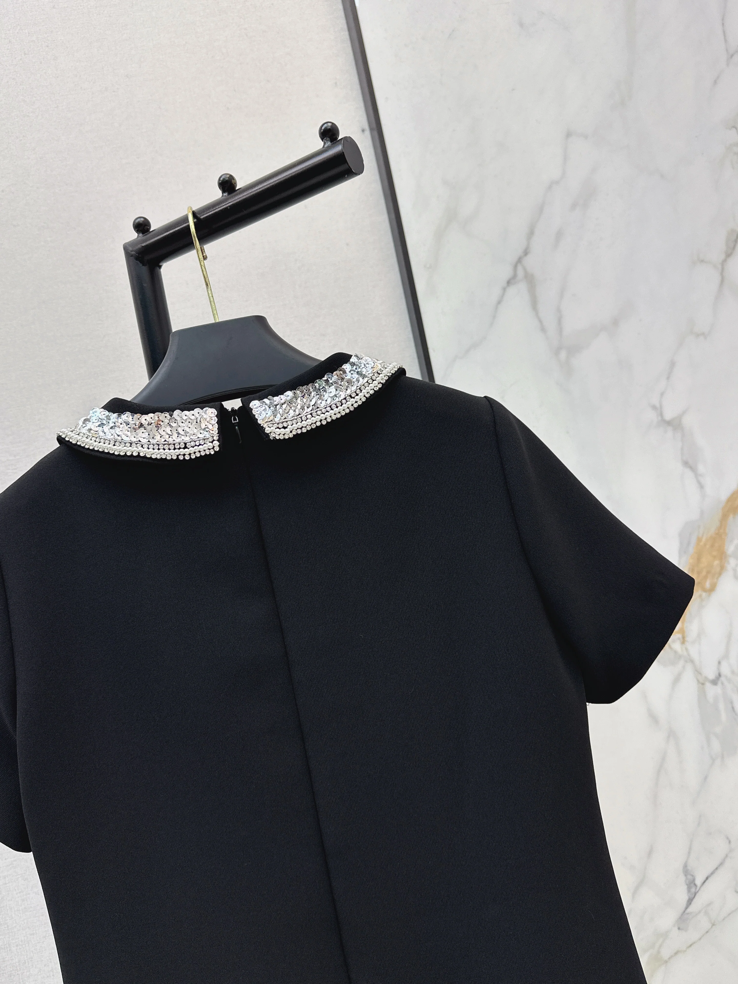 Valen 26ss beading sequins dress