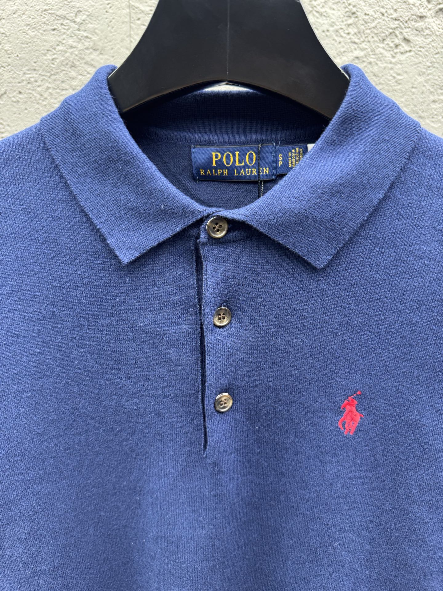 Ralph embroidered knit sweater