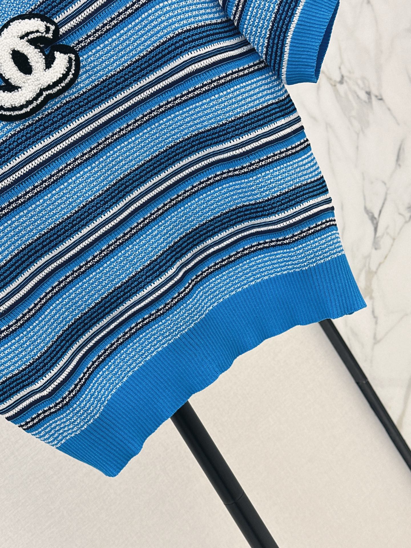 Chan 26ss striped knitwear