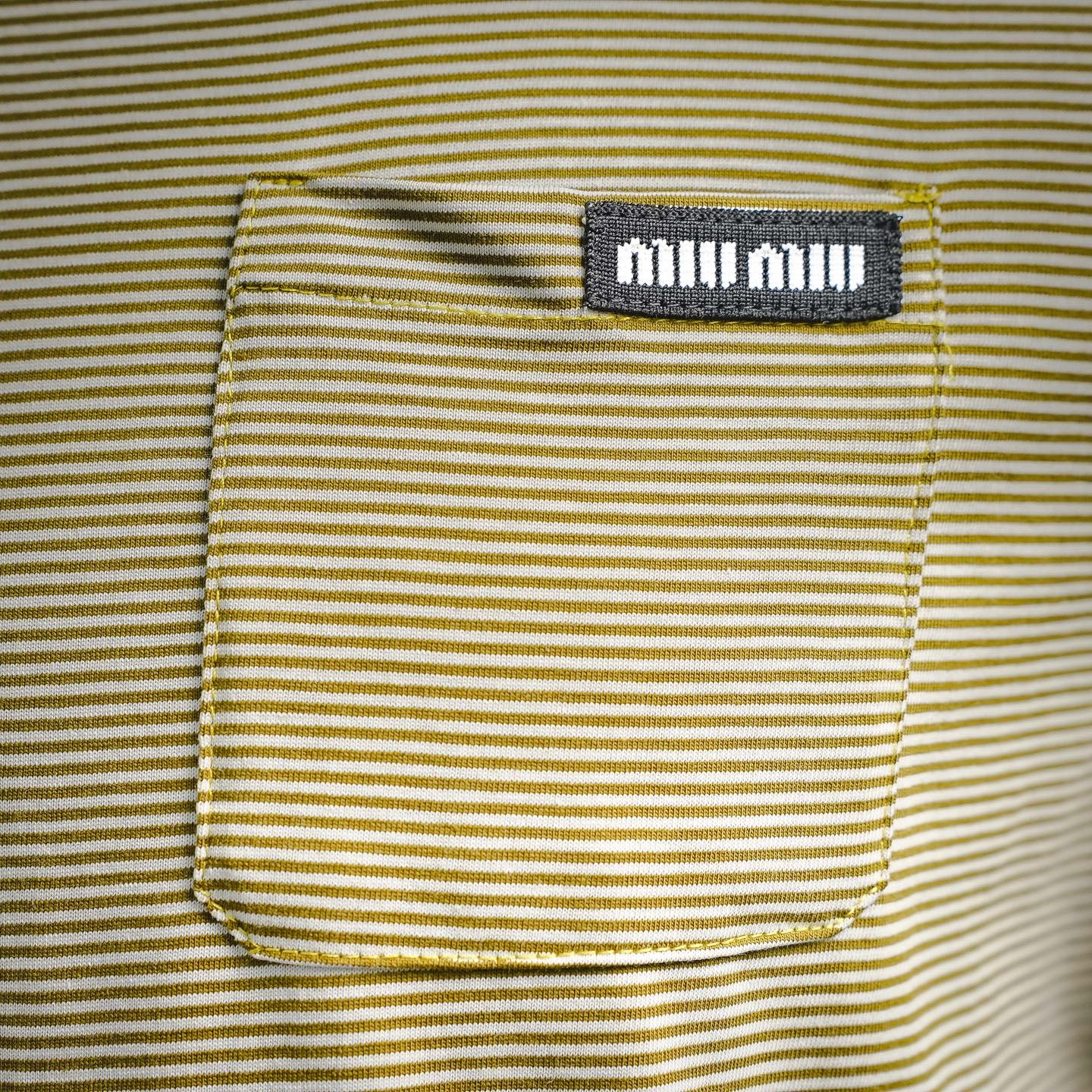 Miu striped t-shirt