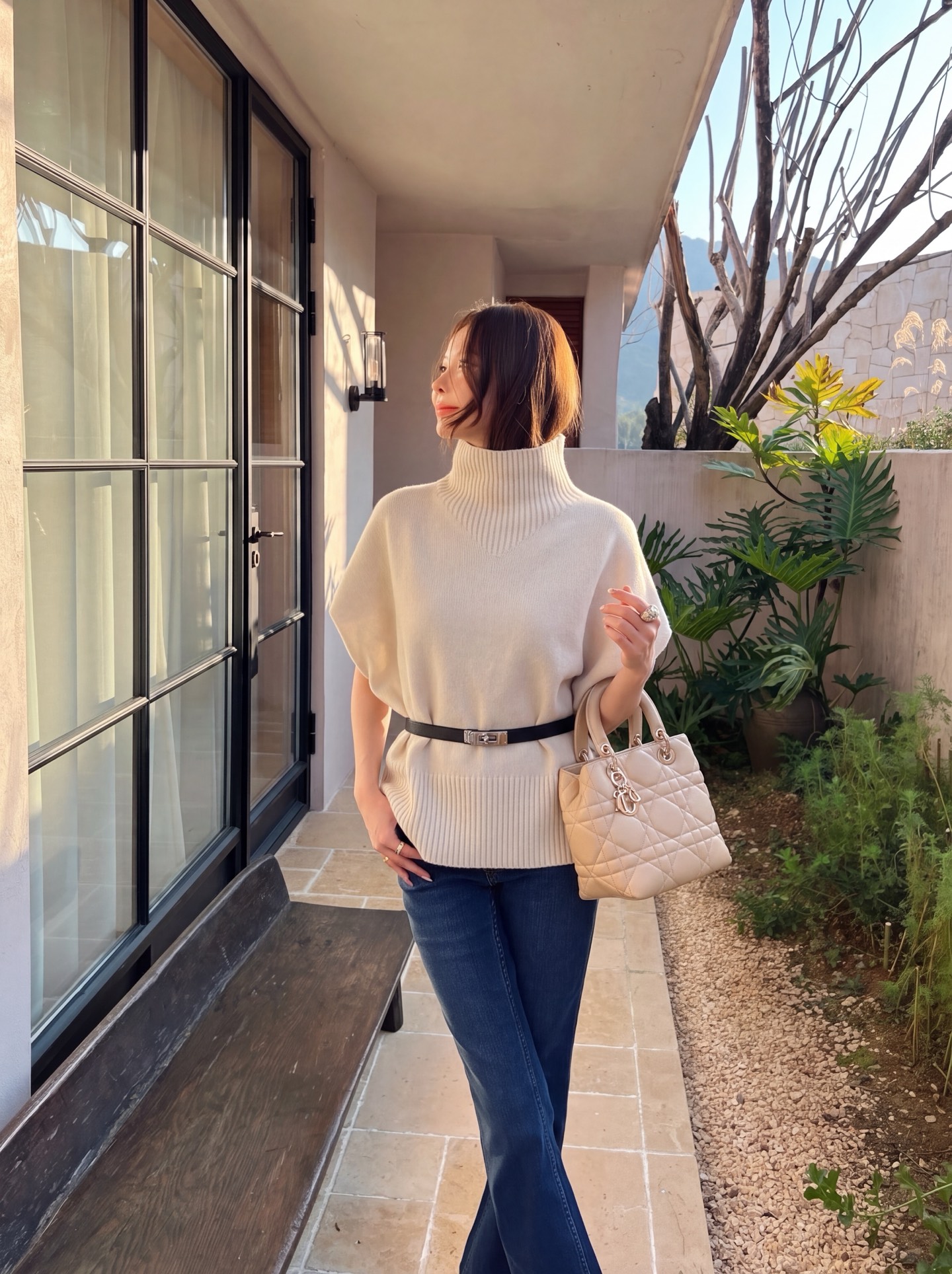 Her 26fw knit vest