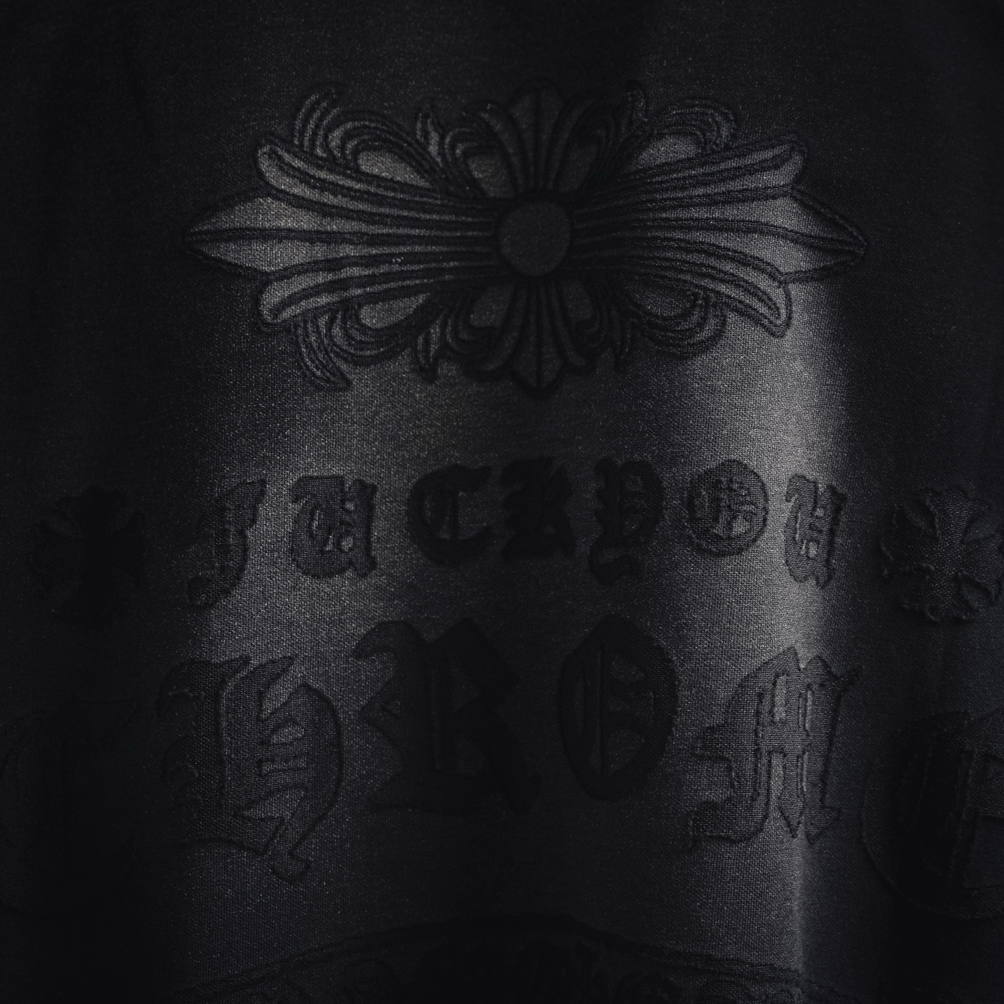 Chrome distressed washed t-shirt