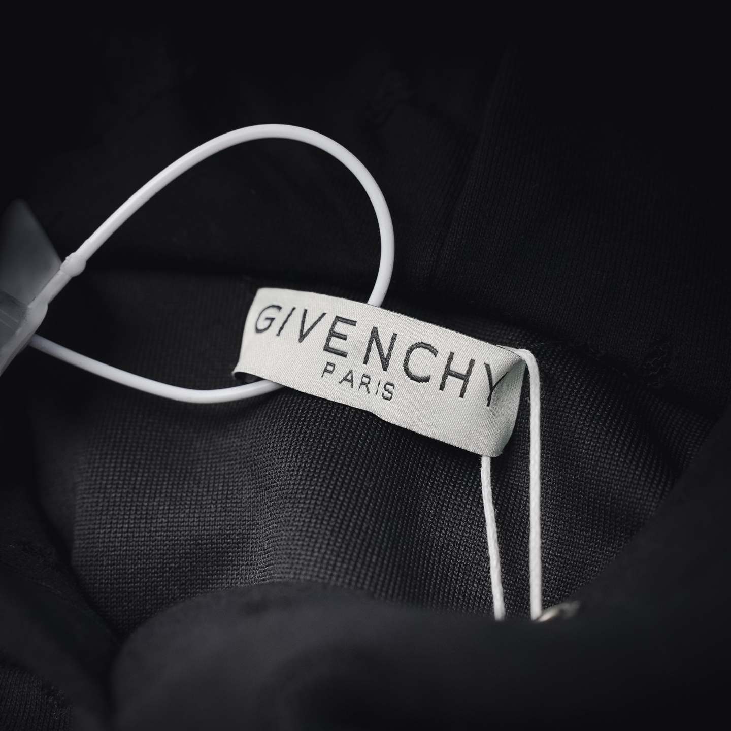 Given print ripped hoodie