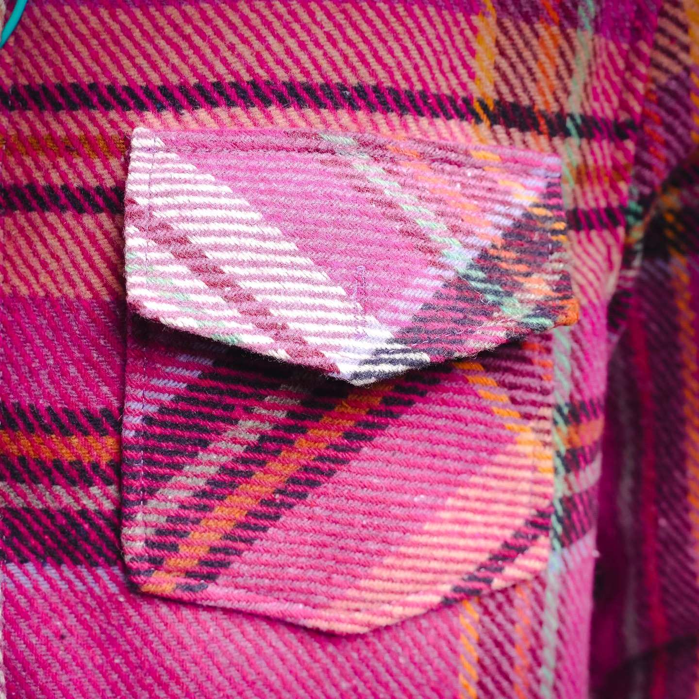 We11 pink plaid shirt