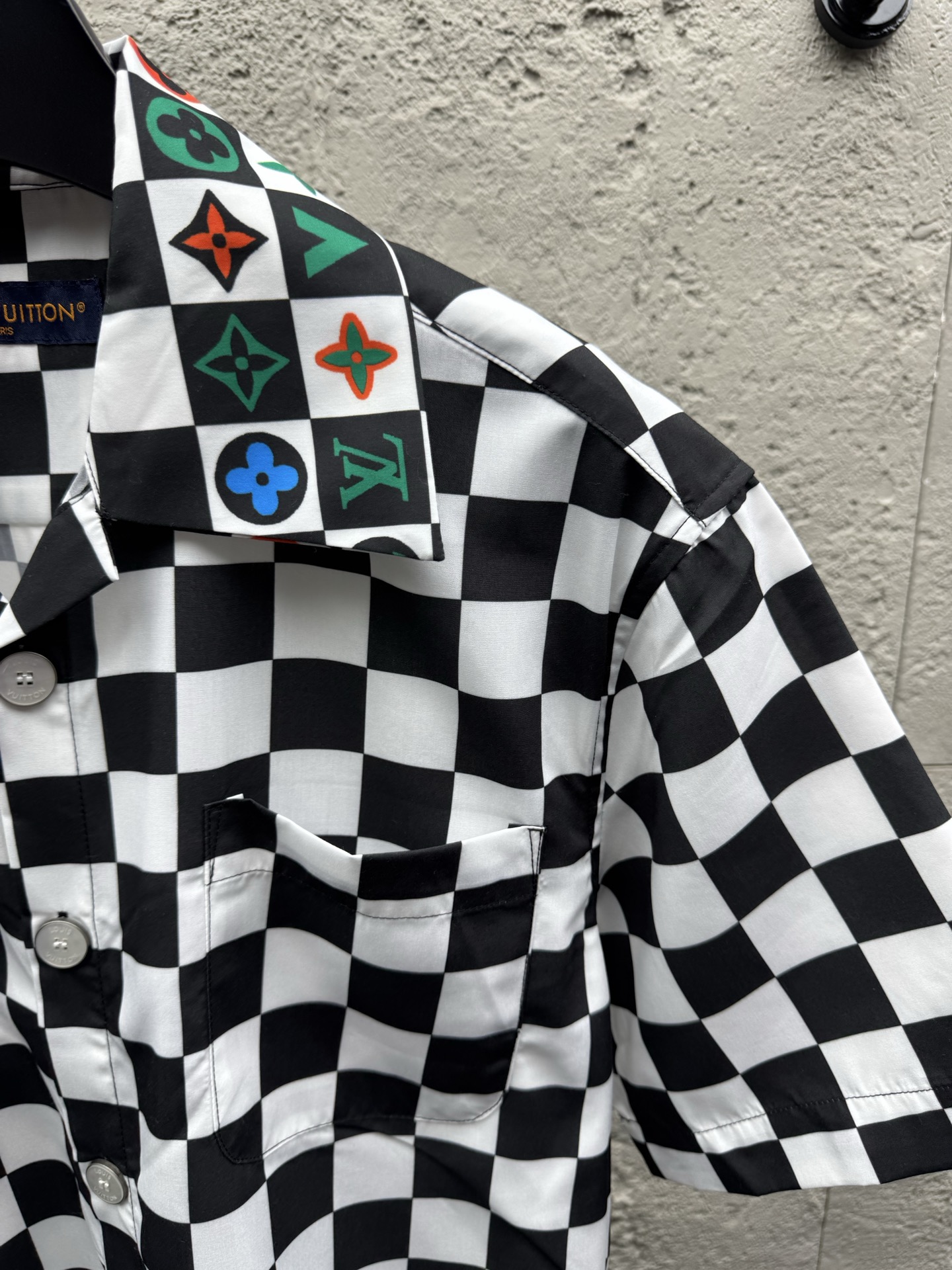 Louis checkerboard graphic t-shirt