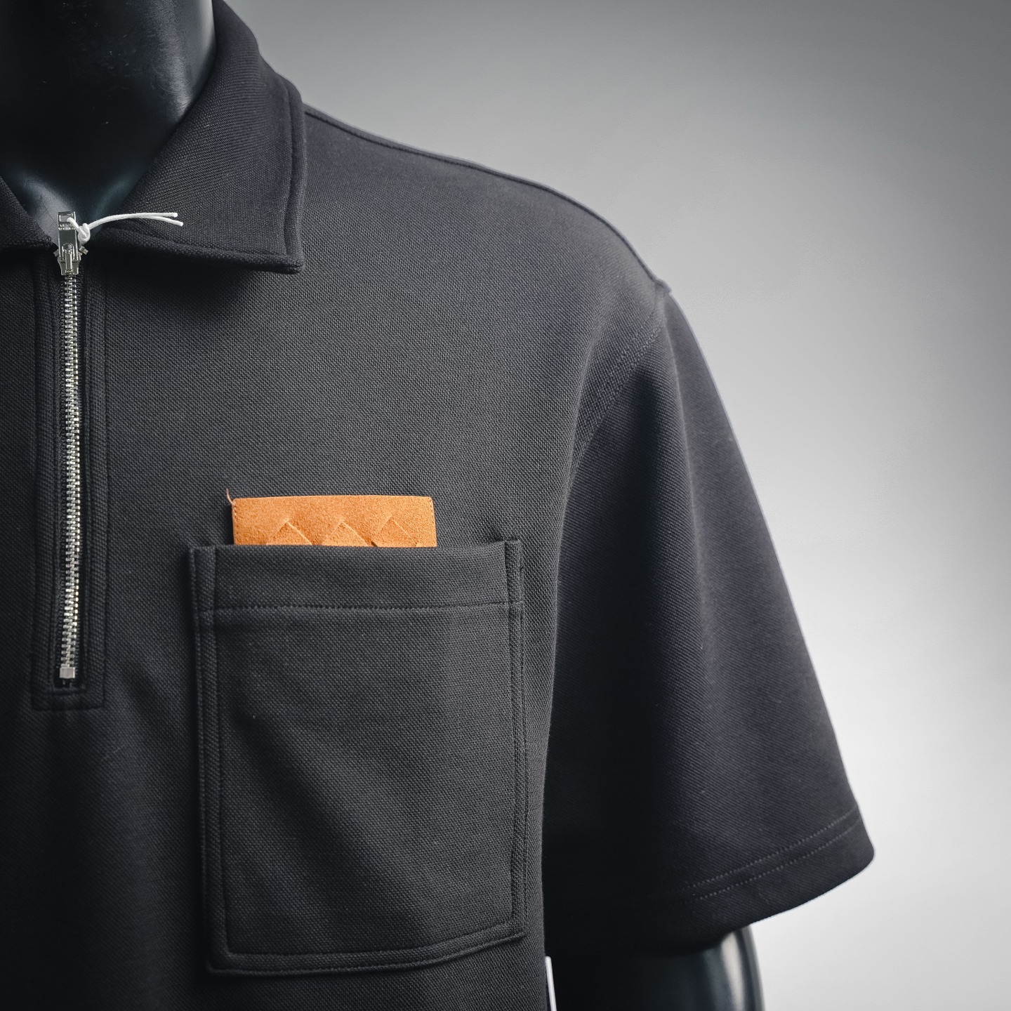Bottega zip-up t-shirt