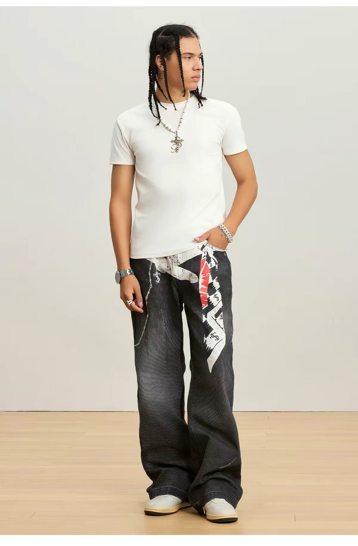 Stk washed jeans