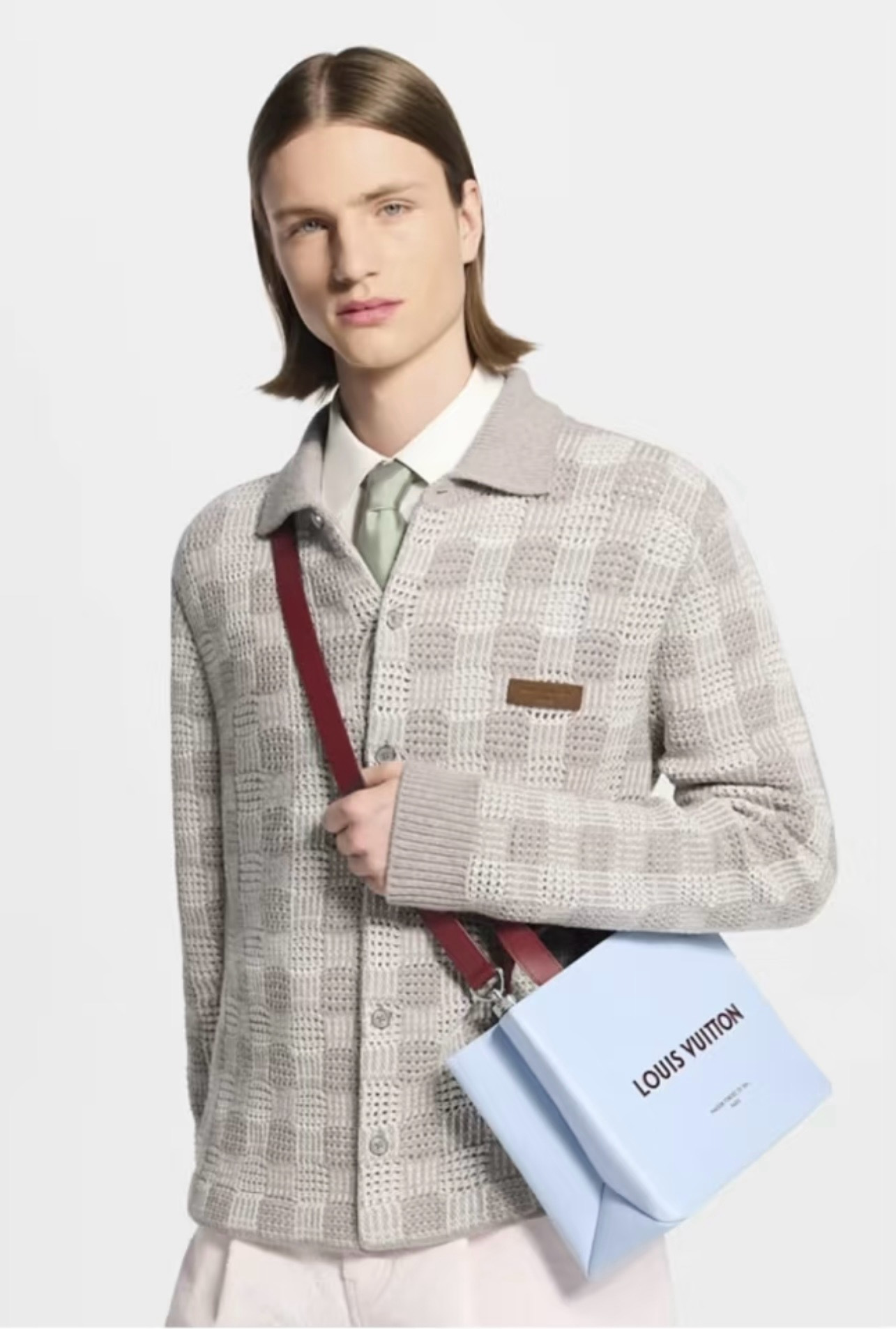 Louis jacquard plaid jacket