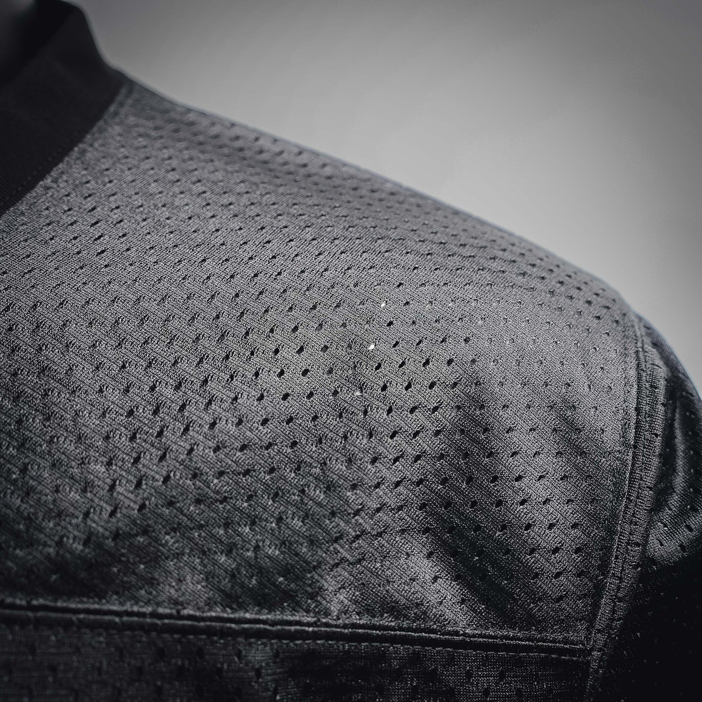 Chrome breathable mesh sweatshirt