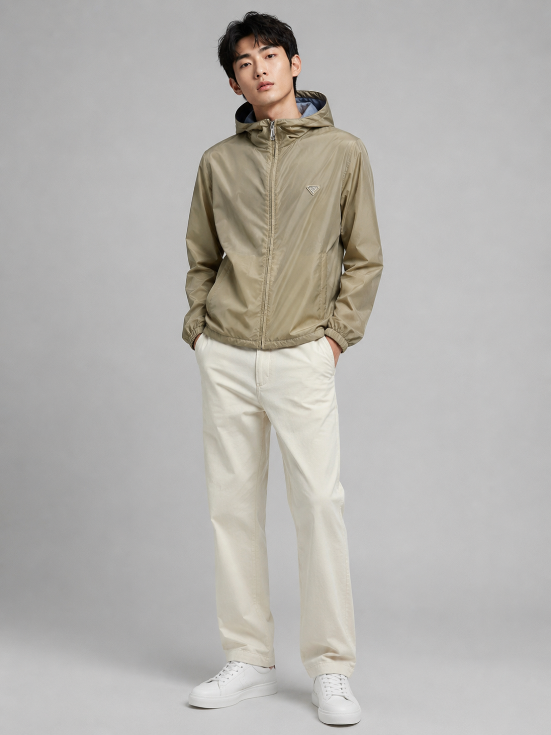 Pra reversible hooded jacket