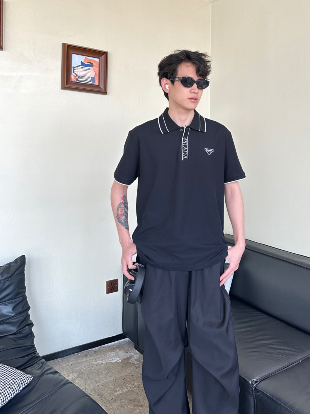 Pra embroidered Polo