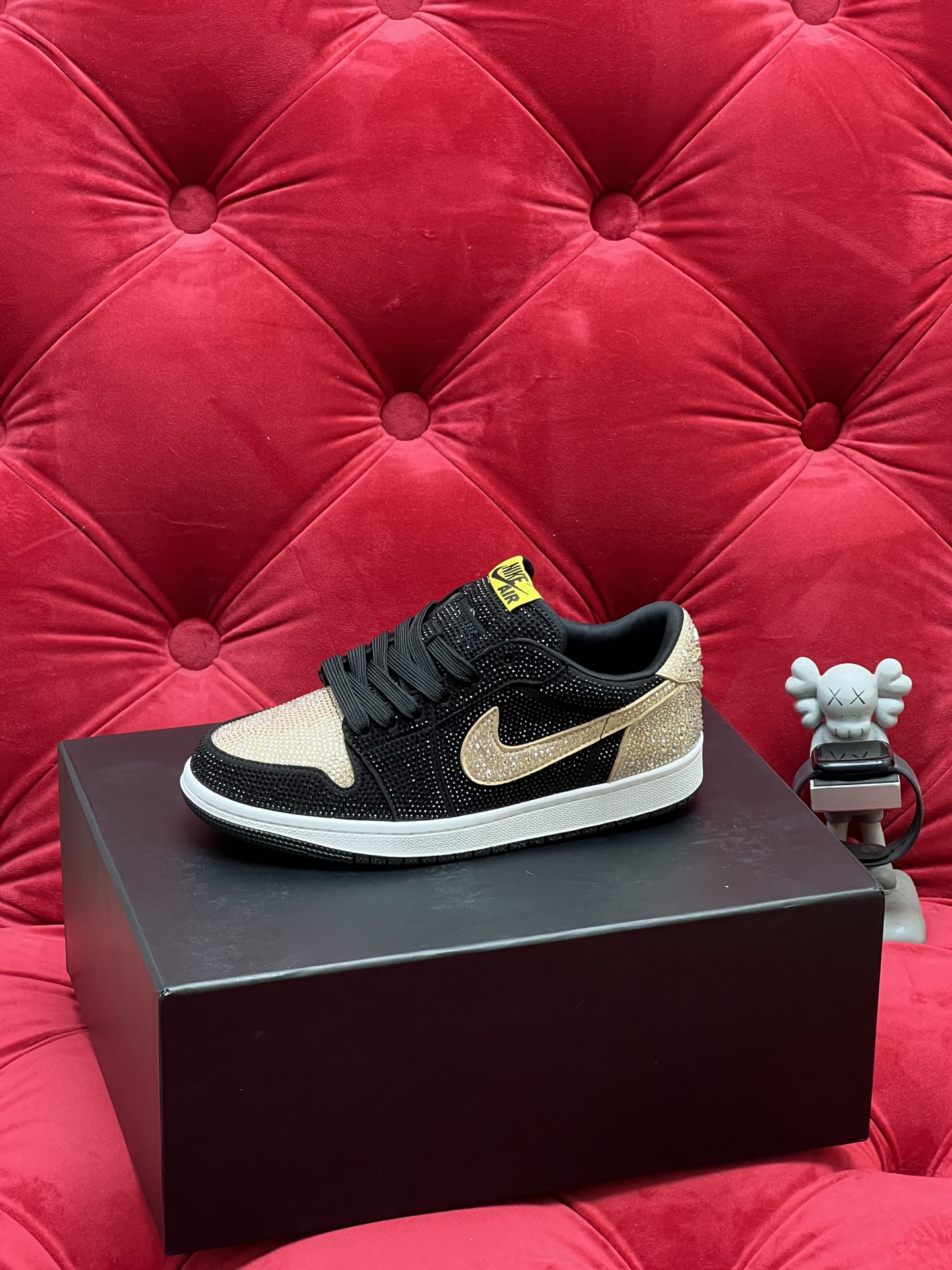 Air rhinestone sneakers