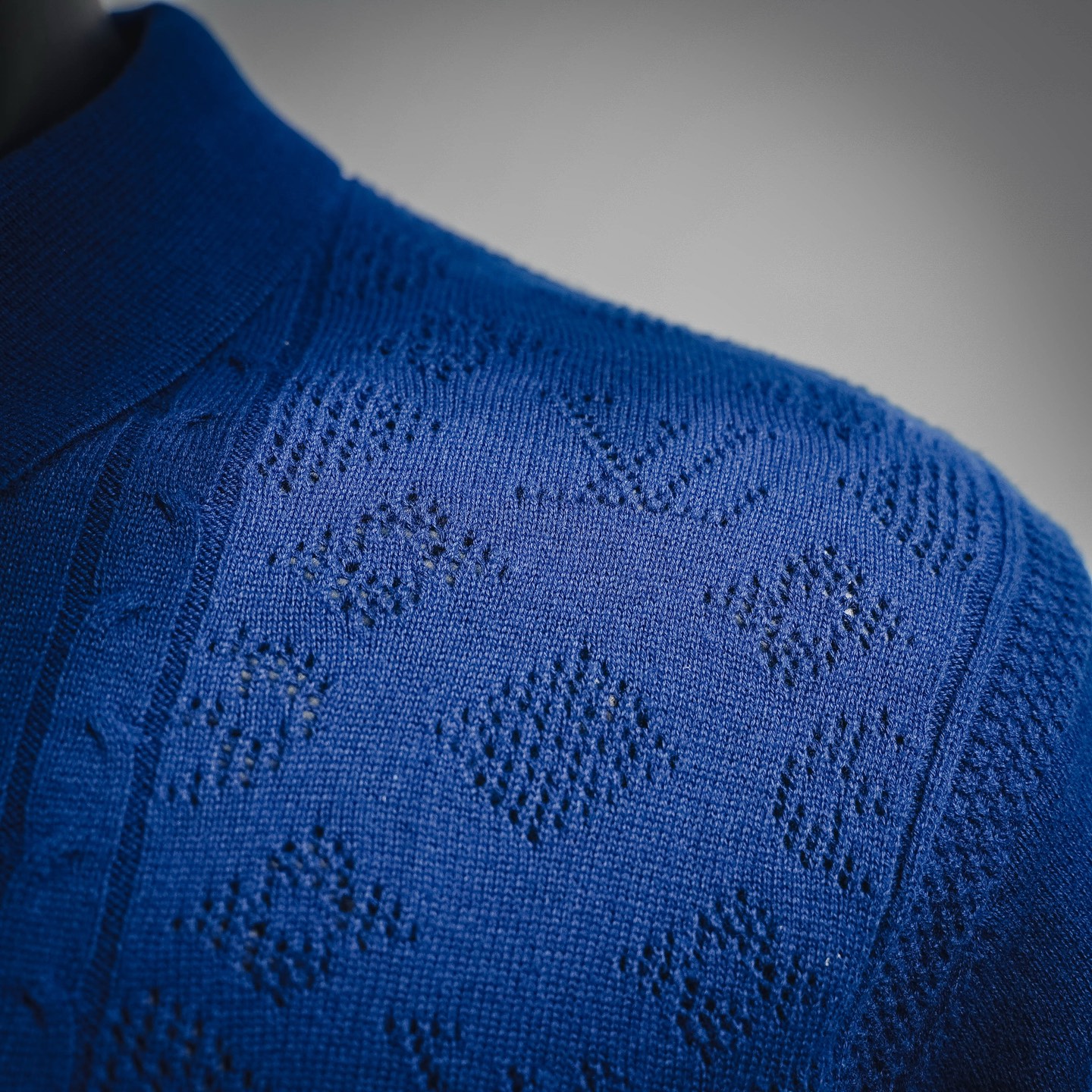 Louis jacquard knit Polo