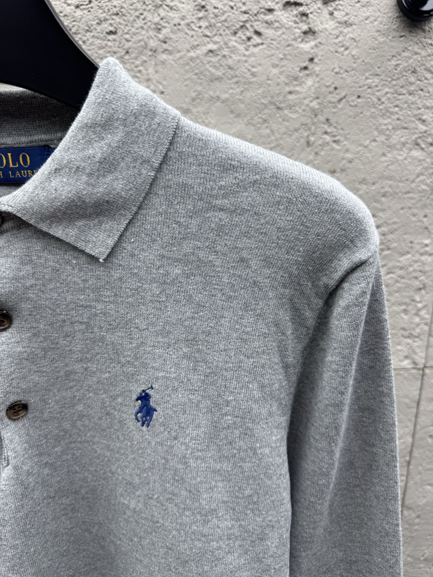 Ralph embroidered knit sweater