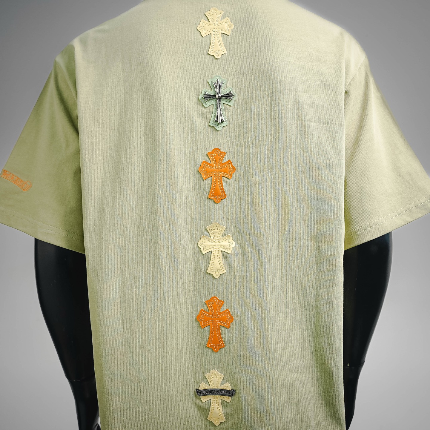 Chrome cross patch t-shirt