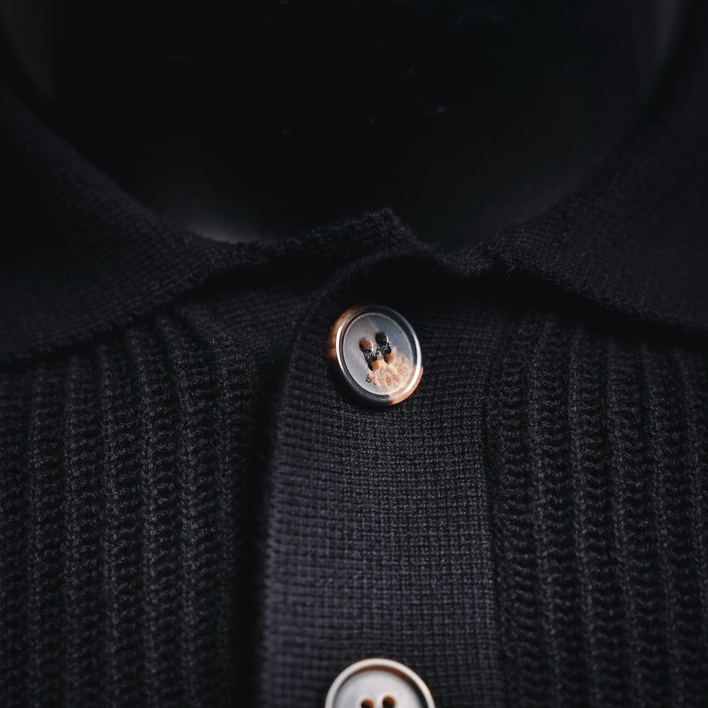 Brunello plaid knit Polo