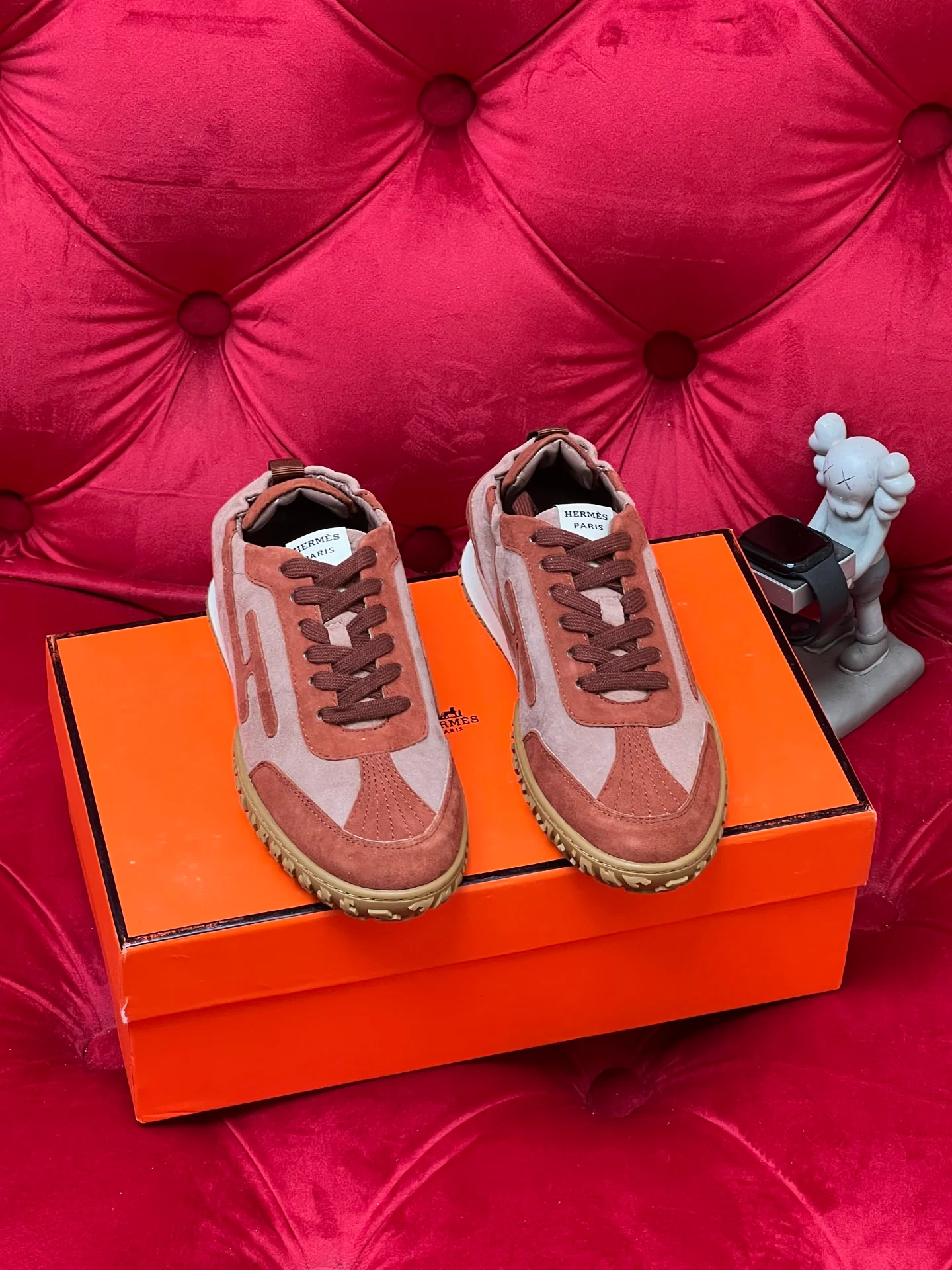 Herm suede sneakers