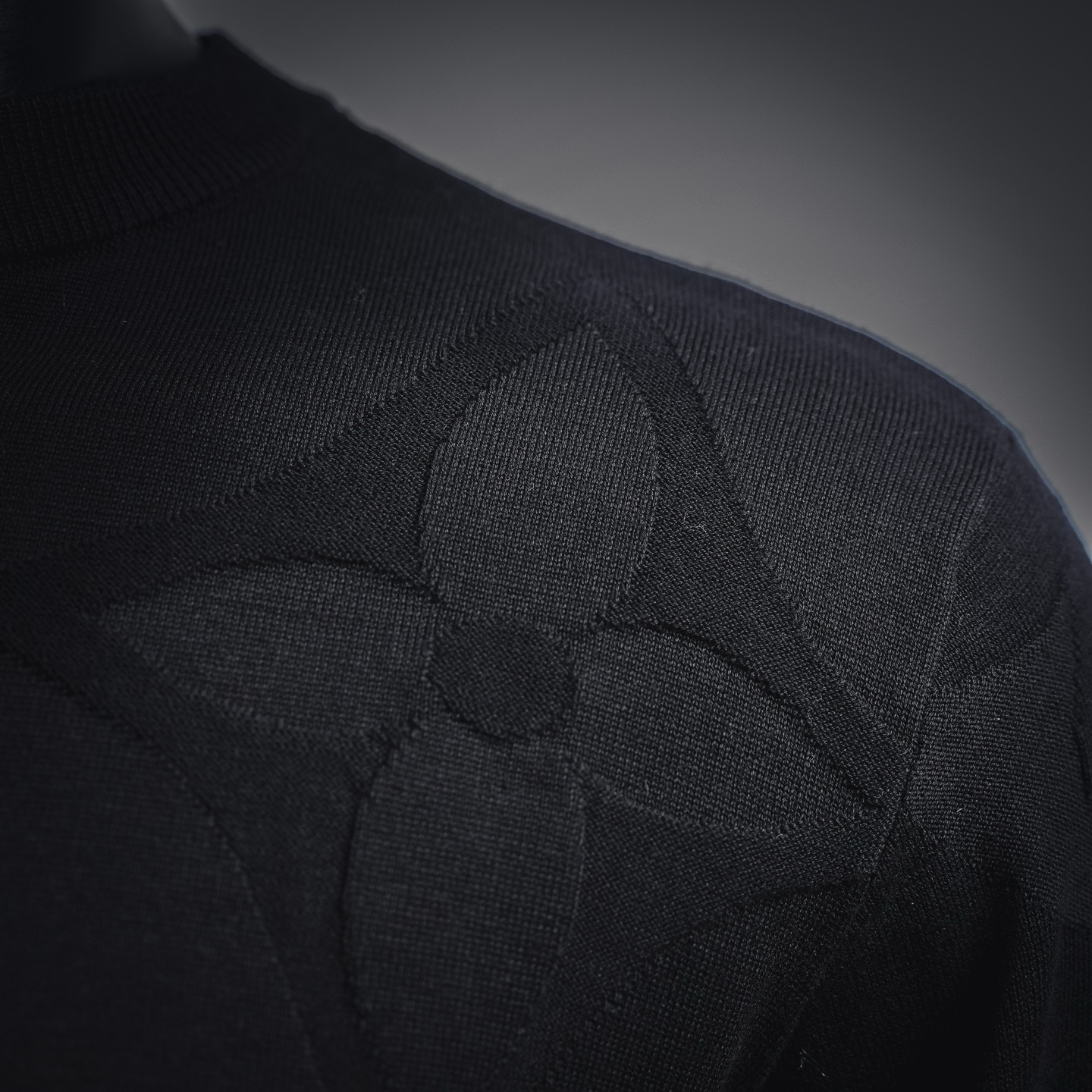 Louis jacquard knit sweater