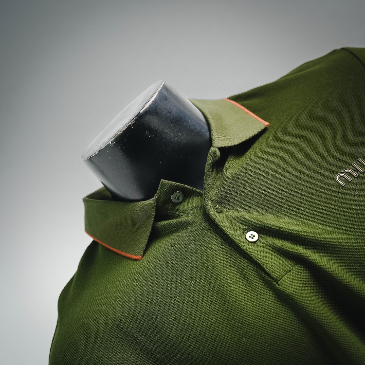 Miu embroidered Polo