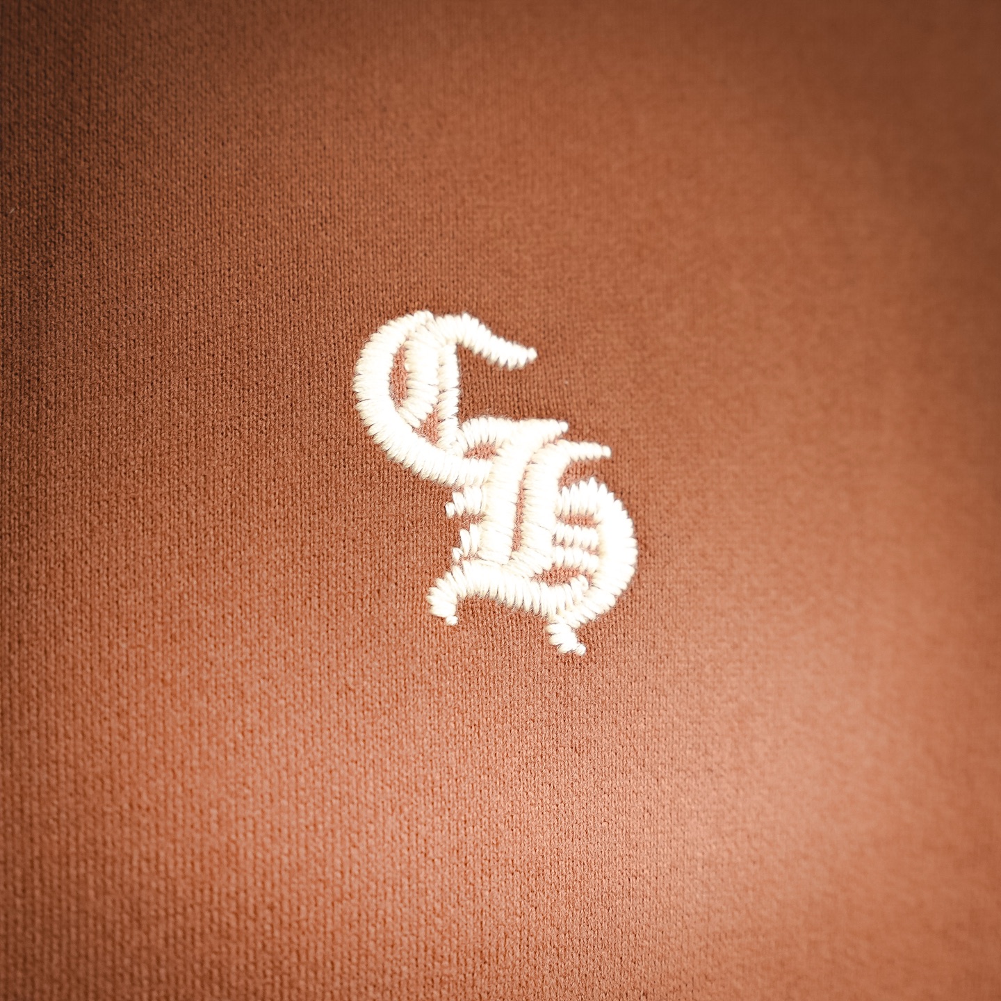 Chrome zip-up embroidered sweatshirt