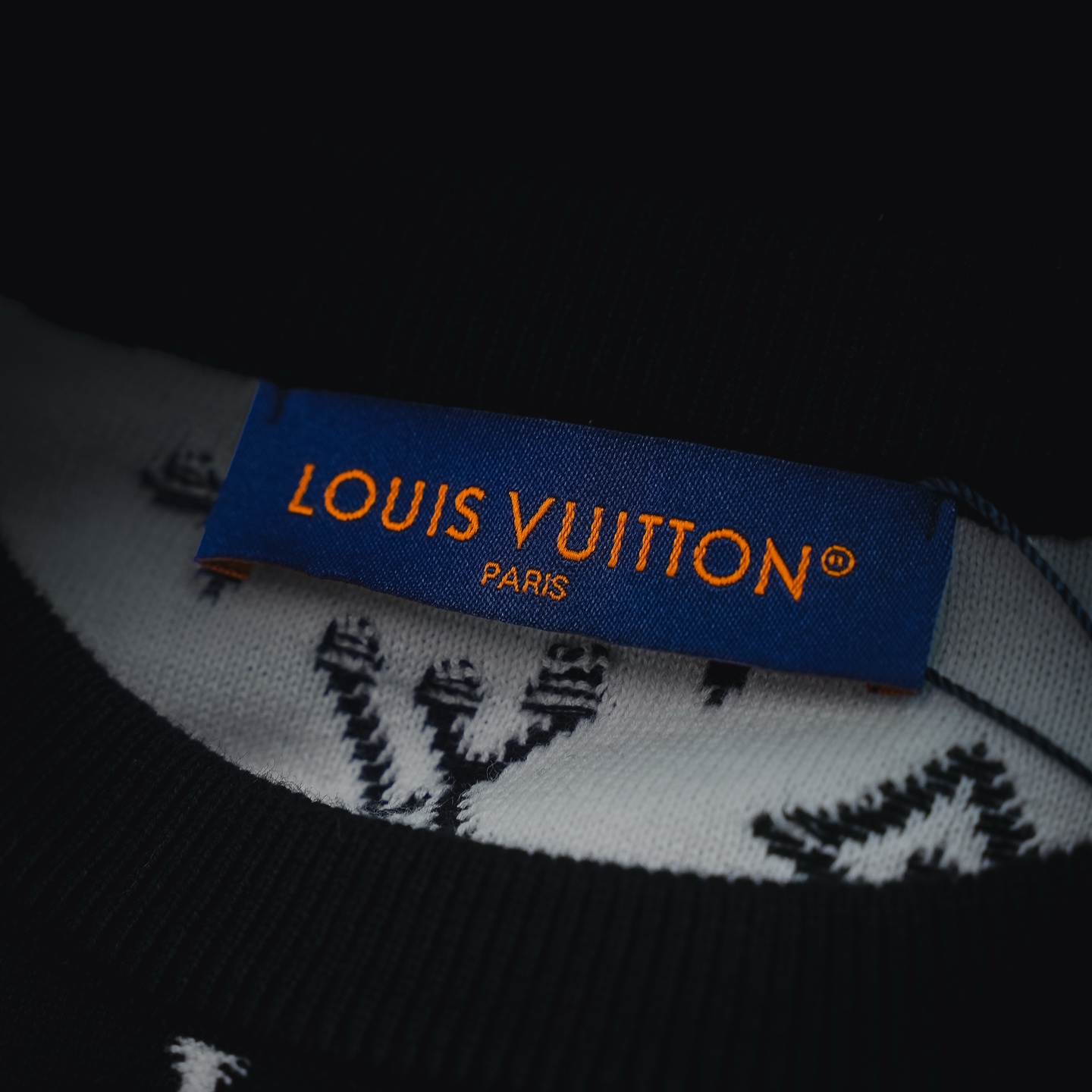 Louis graffiti jacquard sweater