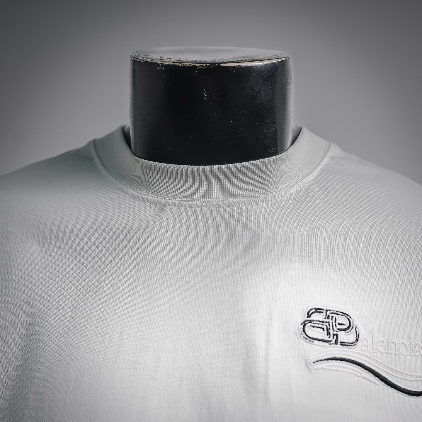 Balen embroidered crew neck t-shirt