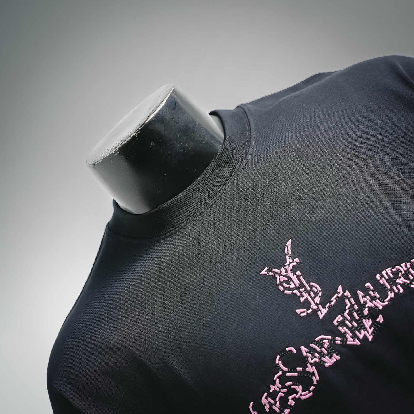 Saint letter embroidered t-shirt