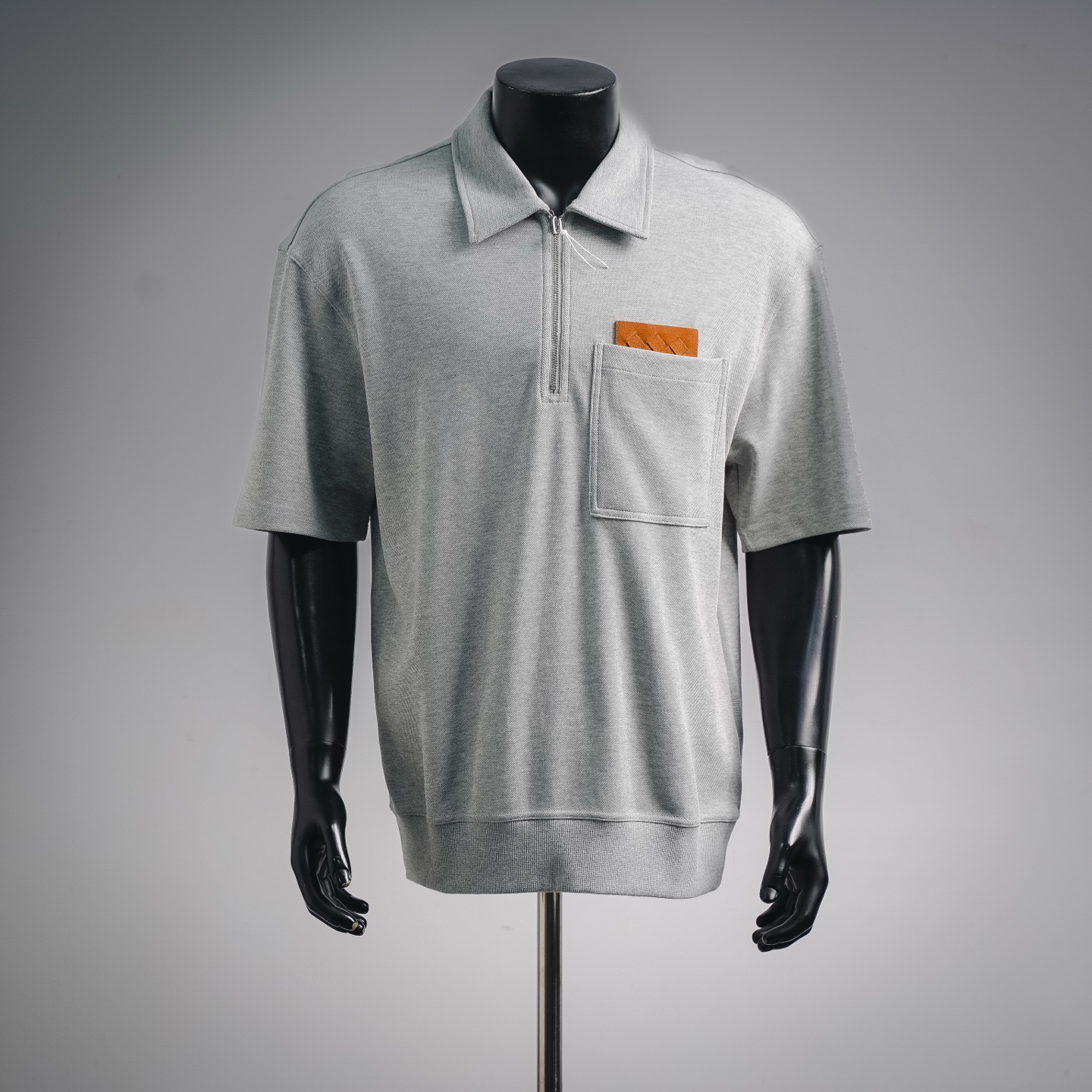 Bottega zip-up t-shirt