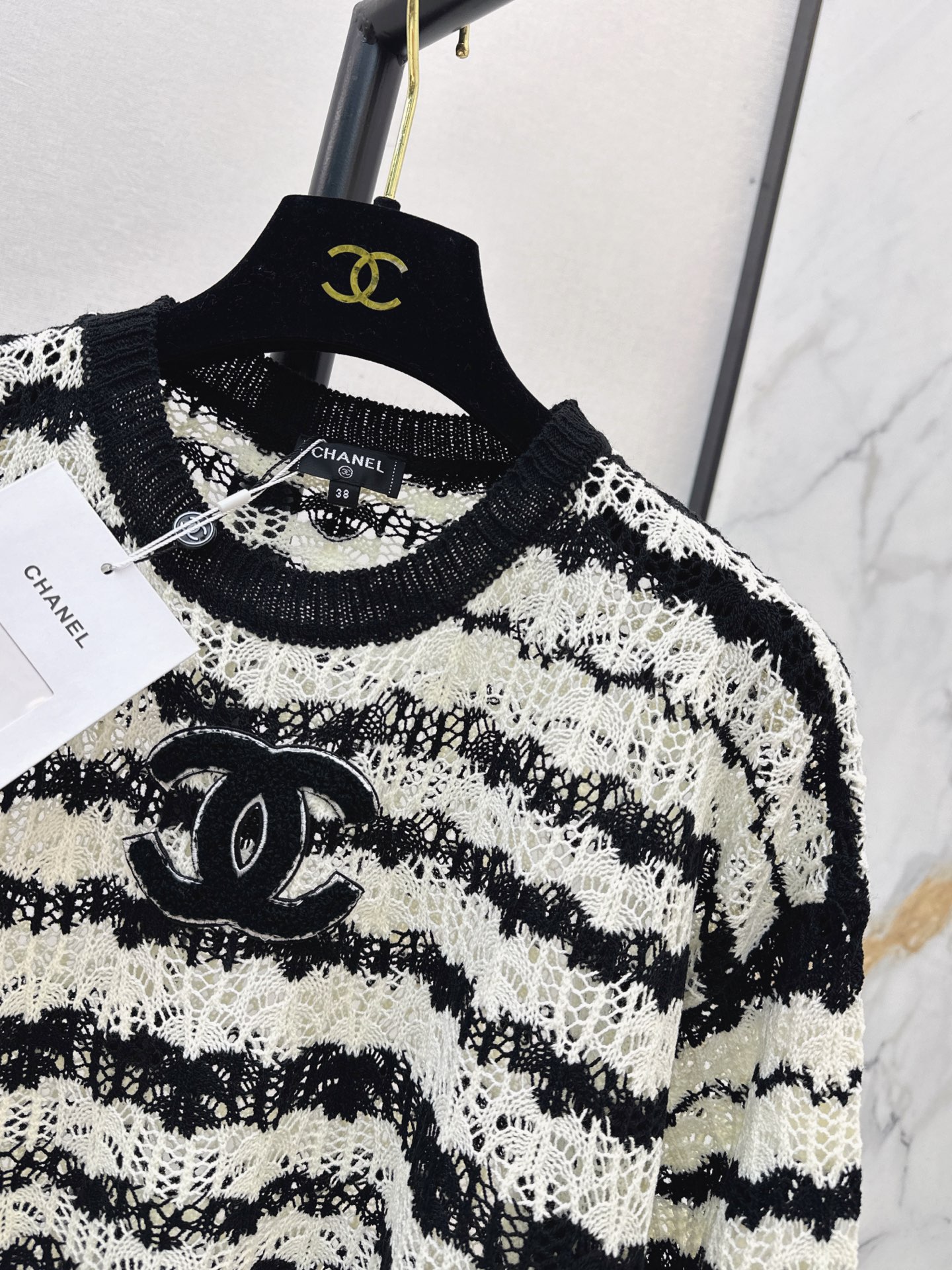 Chan 26fw stripe sweater