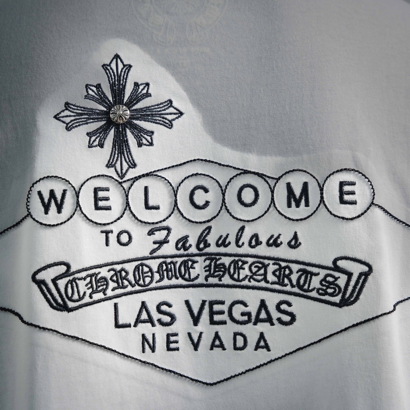 Chrome letter printed t-shirt