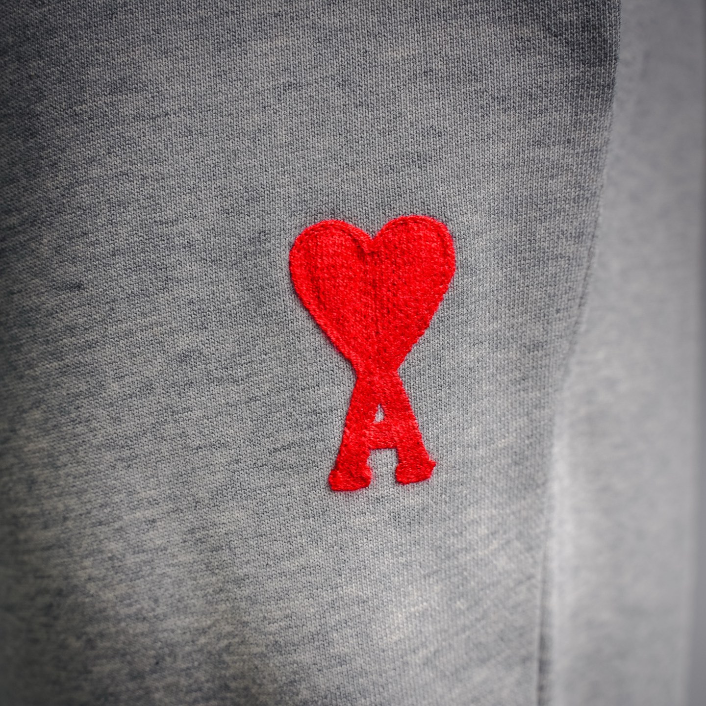Ami embroidered casual pants