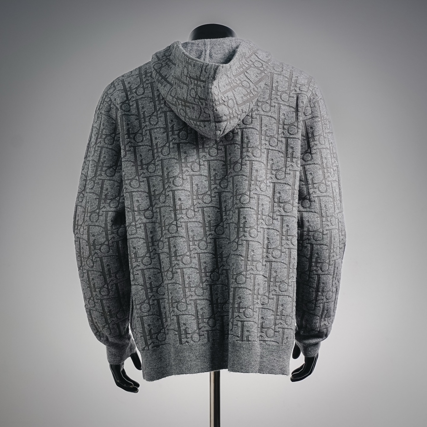 CD all-over jacquard coat