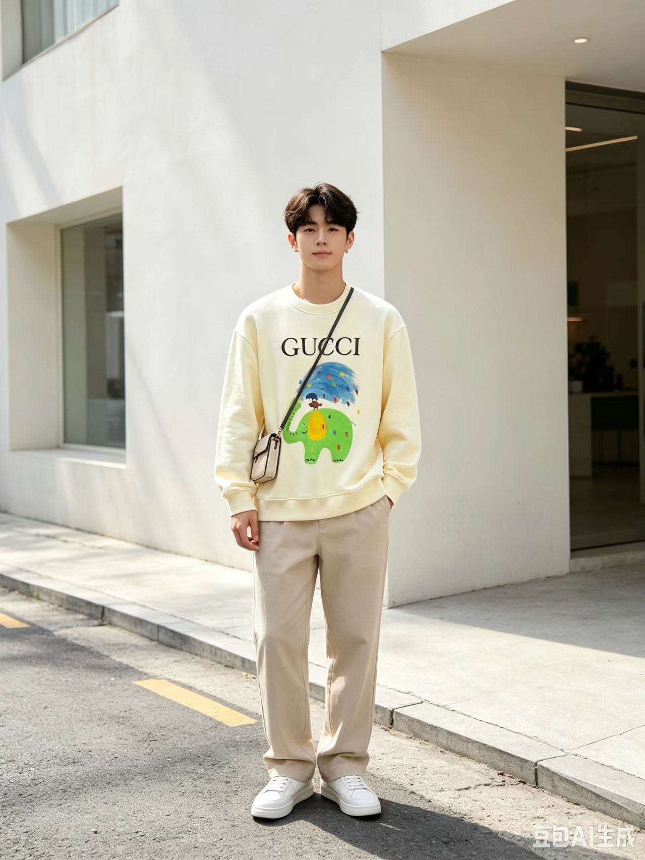 Guc printed sweashirt