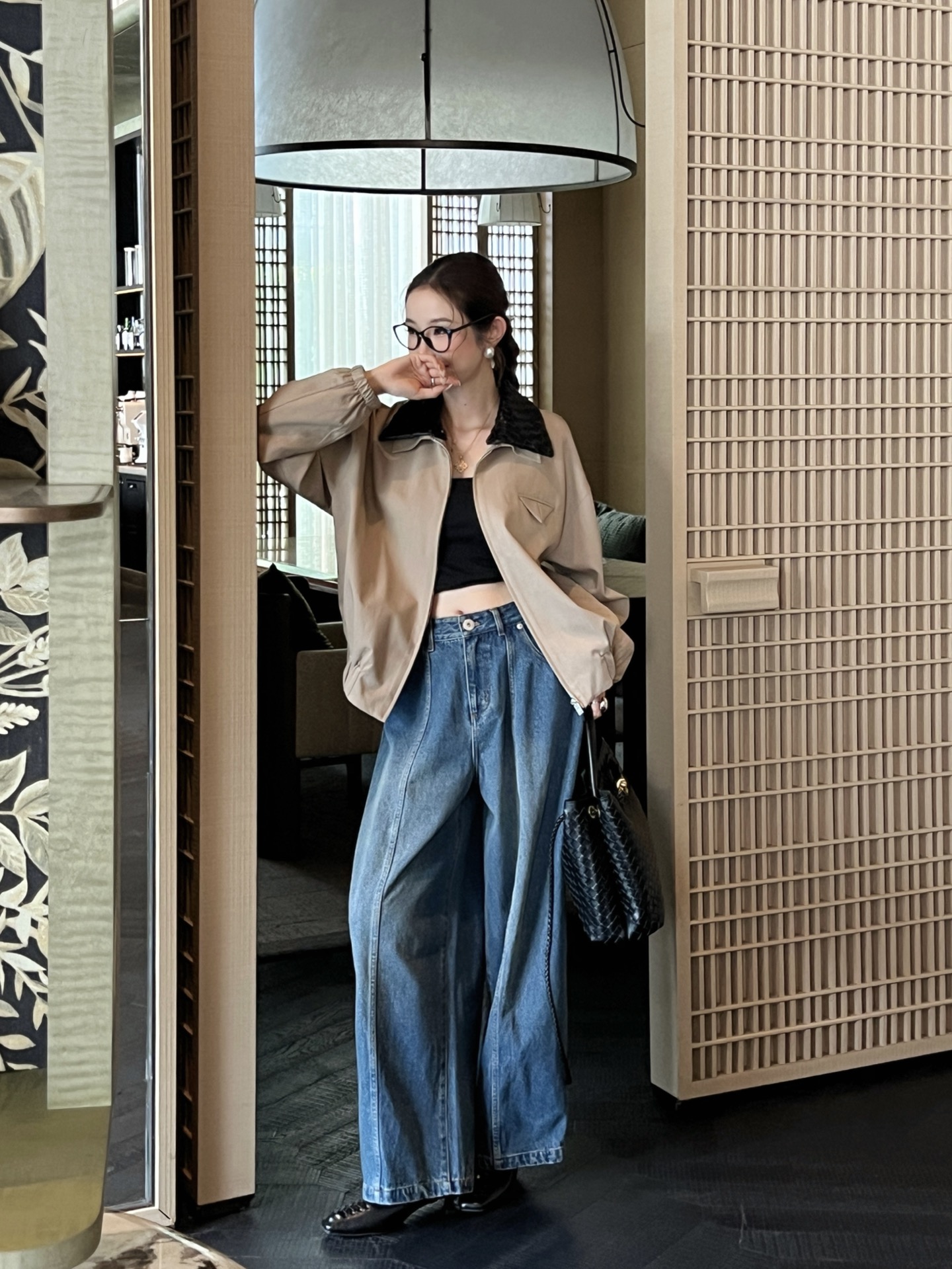 Bott 26fw wide-leg jeans