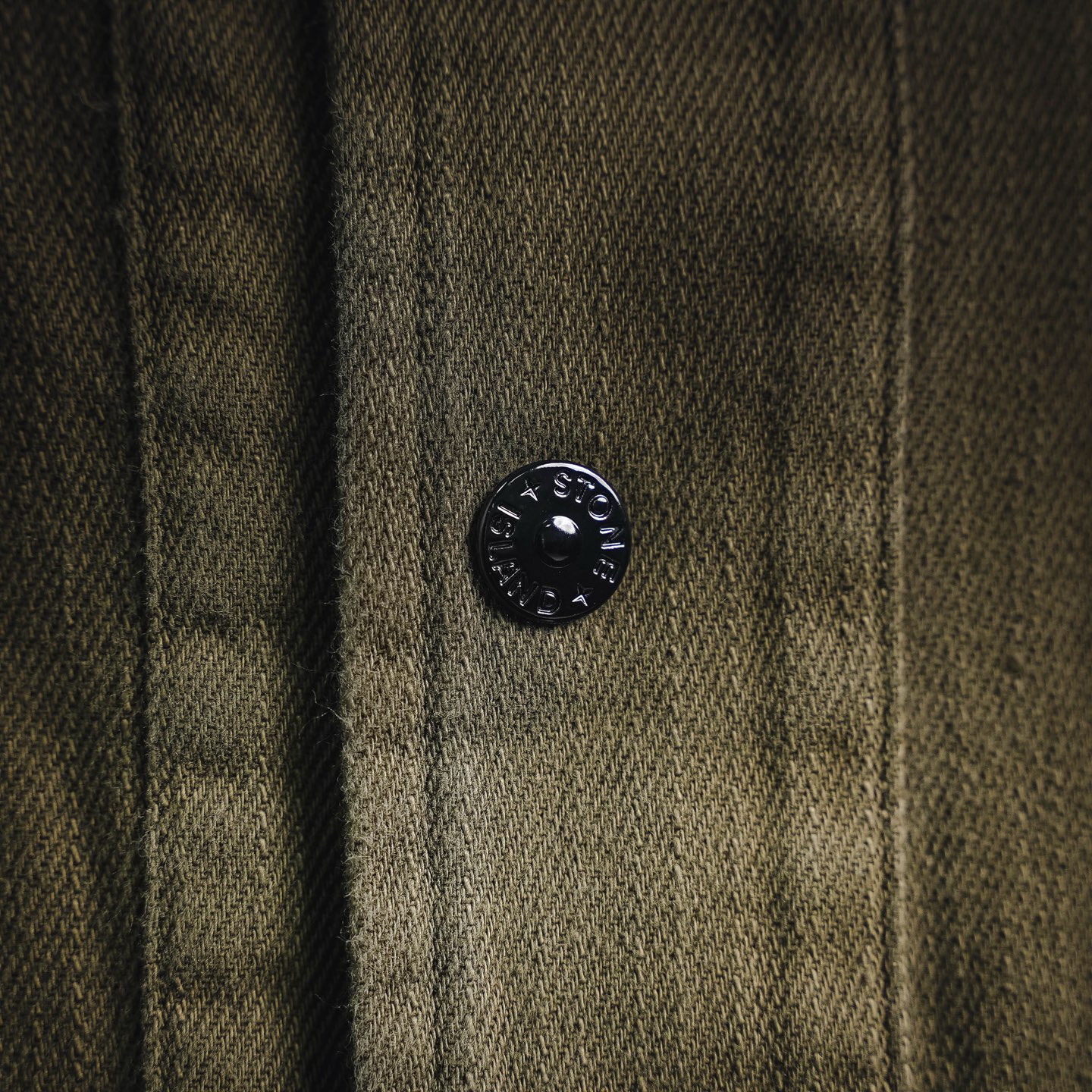 Stone washed utility jacket